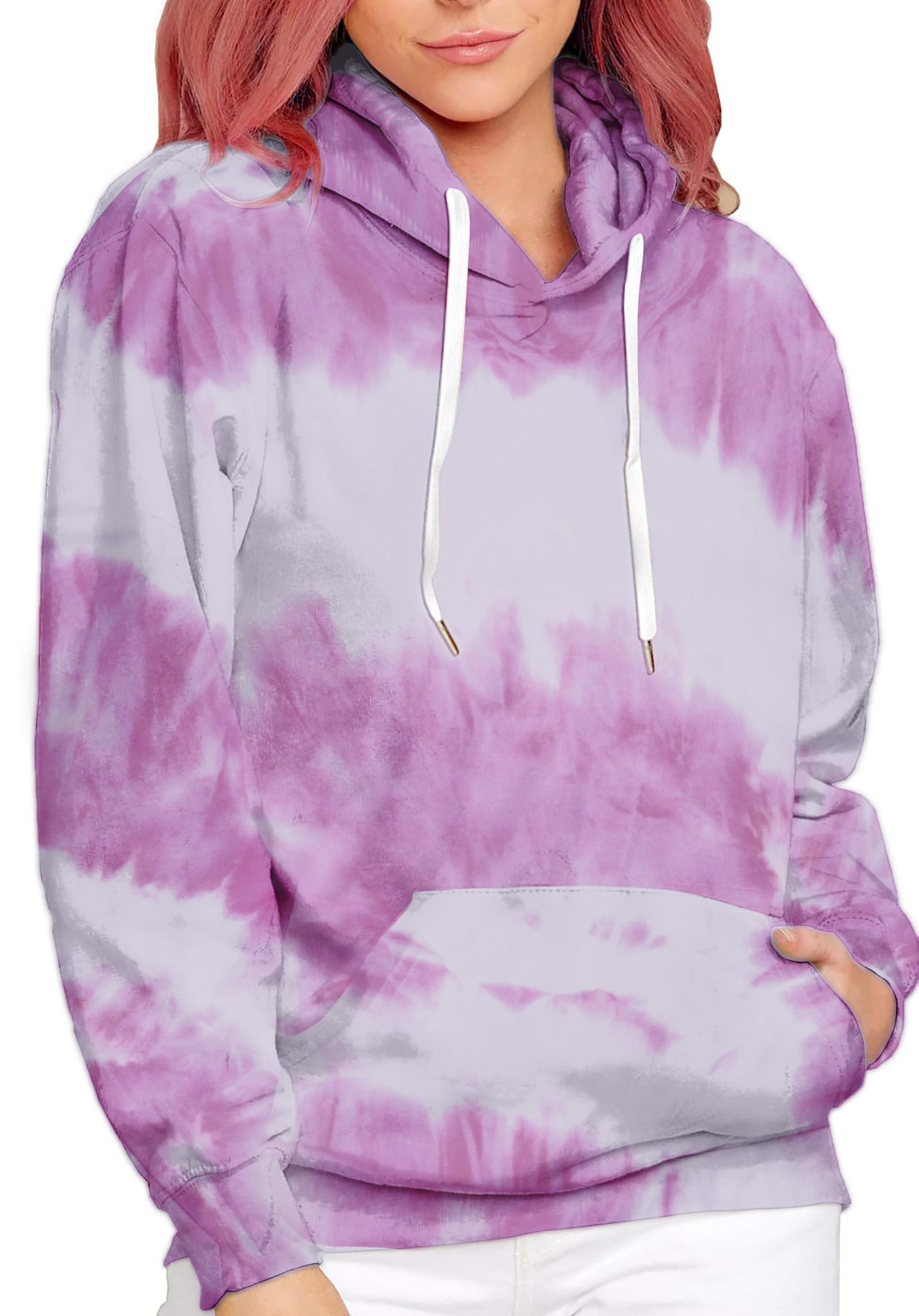 Women's Tie-Dye Hoodie - Pink XXL-image-5b47c9e5-f6e2-457a-85a4-15f017910b47-112602