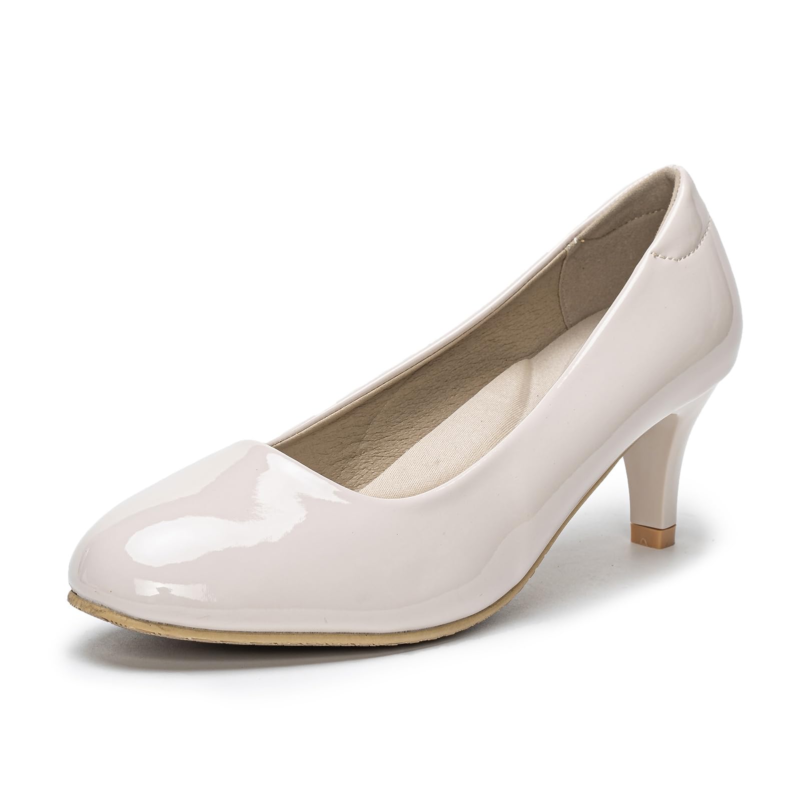 Women's Court Shoes - Beige Size 5-image-c70908c5-4182-4931-8e9e-fa4c4494a2d4-87517