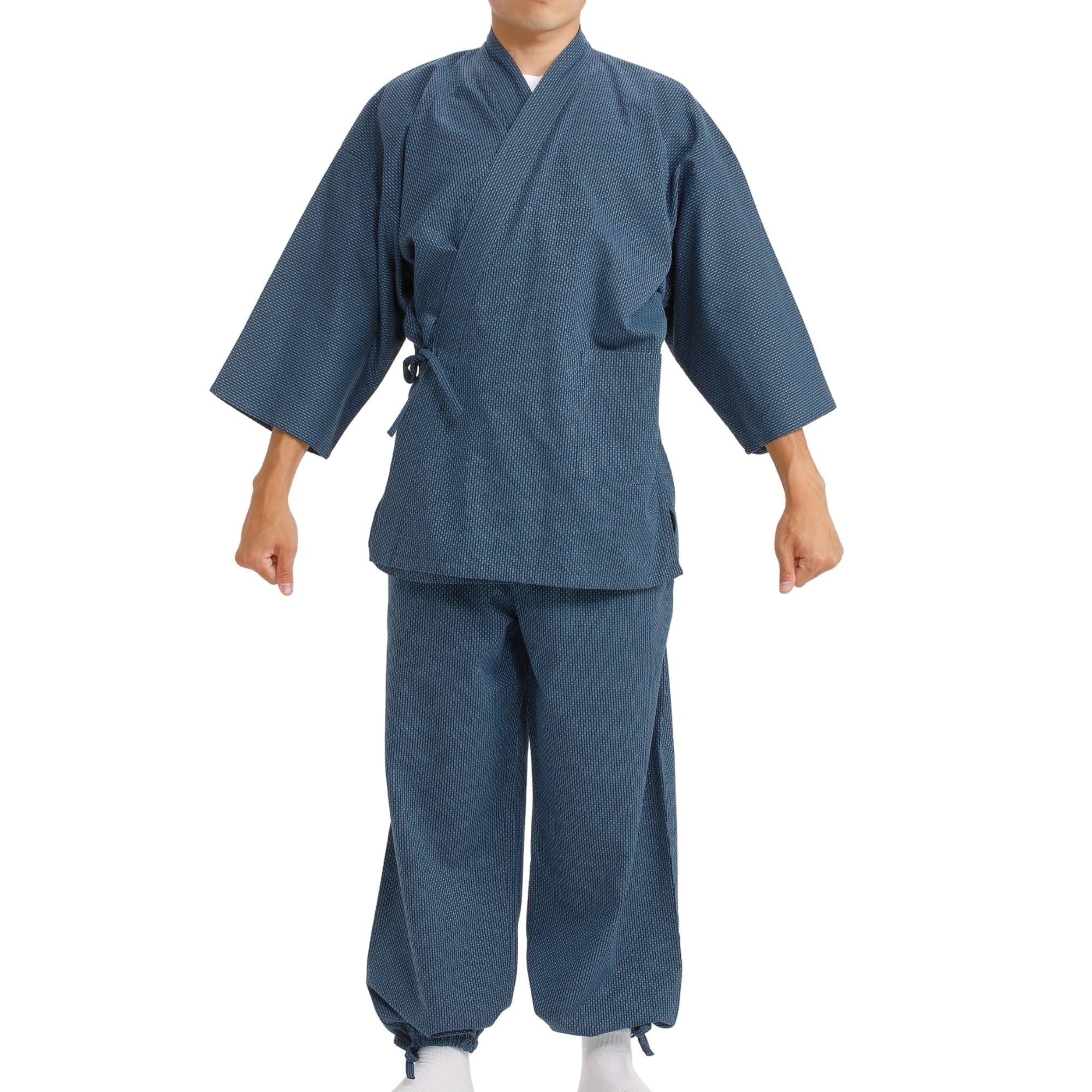 Men's Quilted Samue Kimono Set - Navy Blue M-image-5ddbbe16-cb4a-4645-9c1d-8f8401447fe0-115933