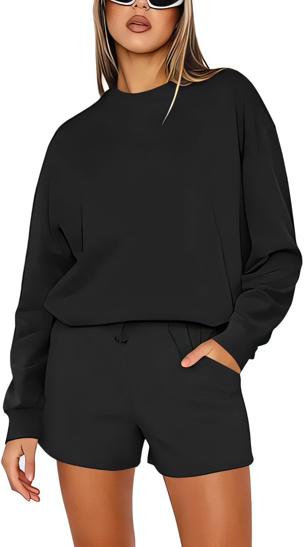 Women's Oversized Lounge Set - Black S-image-80139c81-c242-4985-97d5-5ffa1d174064-90485