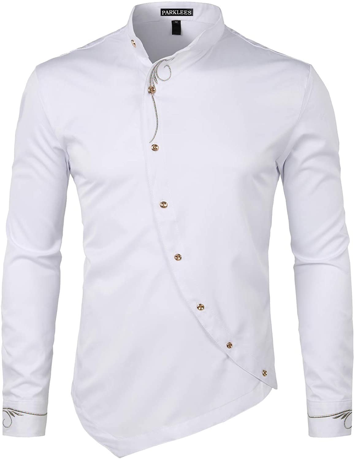 Men's Slim Fit Dress Shirt - White XXL-image-ed9da402-da96-4a2d-a289-1bb533a4f685-109001