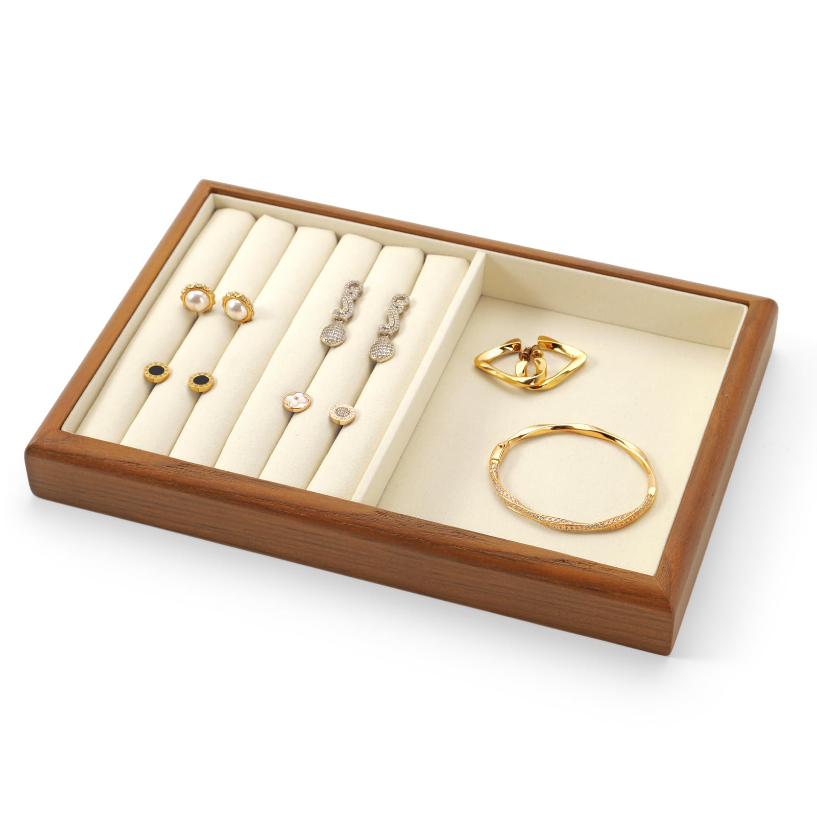 Stackable Jewellery Tray - Black 25x17x3cm-image-760c3ef1-d414-4884-b5b5-64d57ee268e3-4390