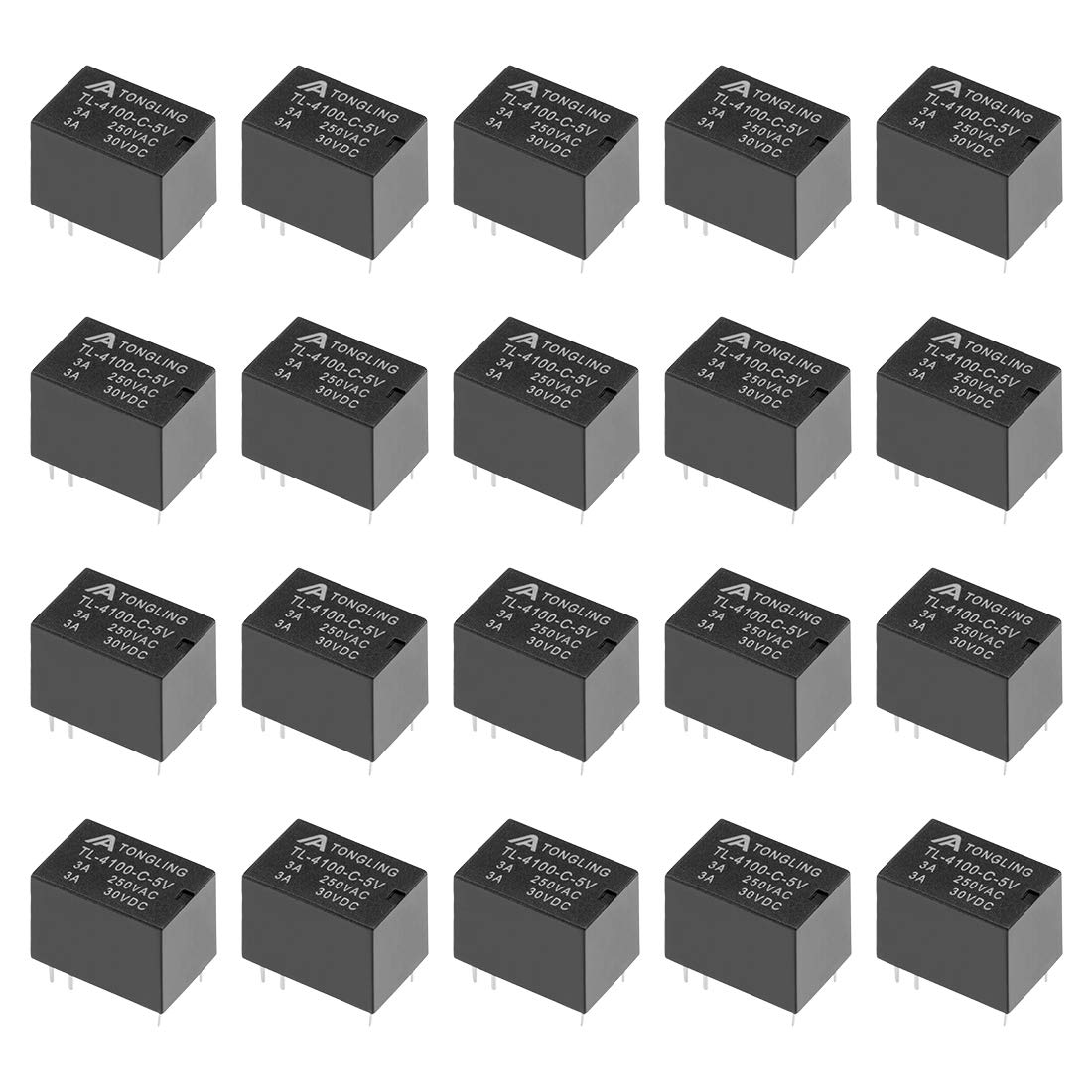 sourcing map Pcs DC Coil Pin PCB Electromagnetic 20 TL-4100-C-5V 5V 6-image-980fe4c0-405f-4b41-a5b0-36b6a3f7e8a5-63064