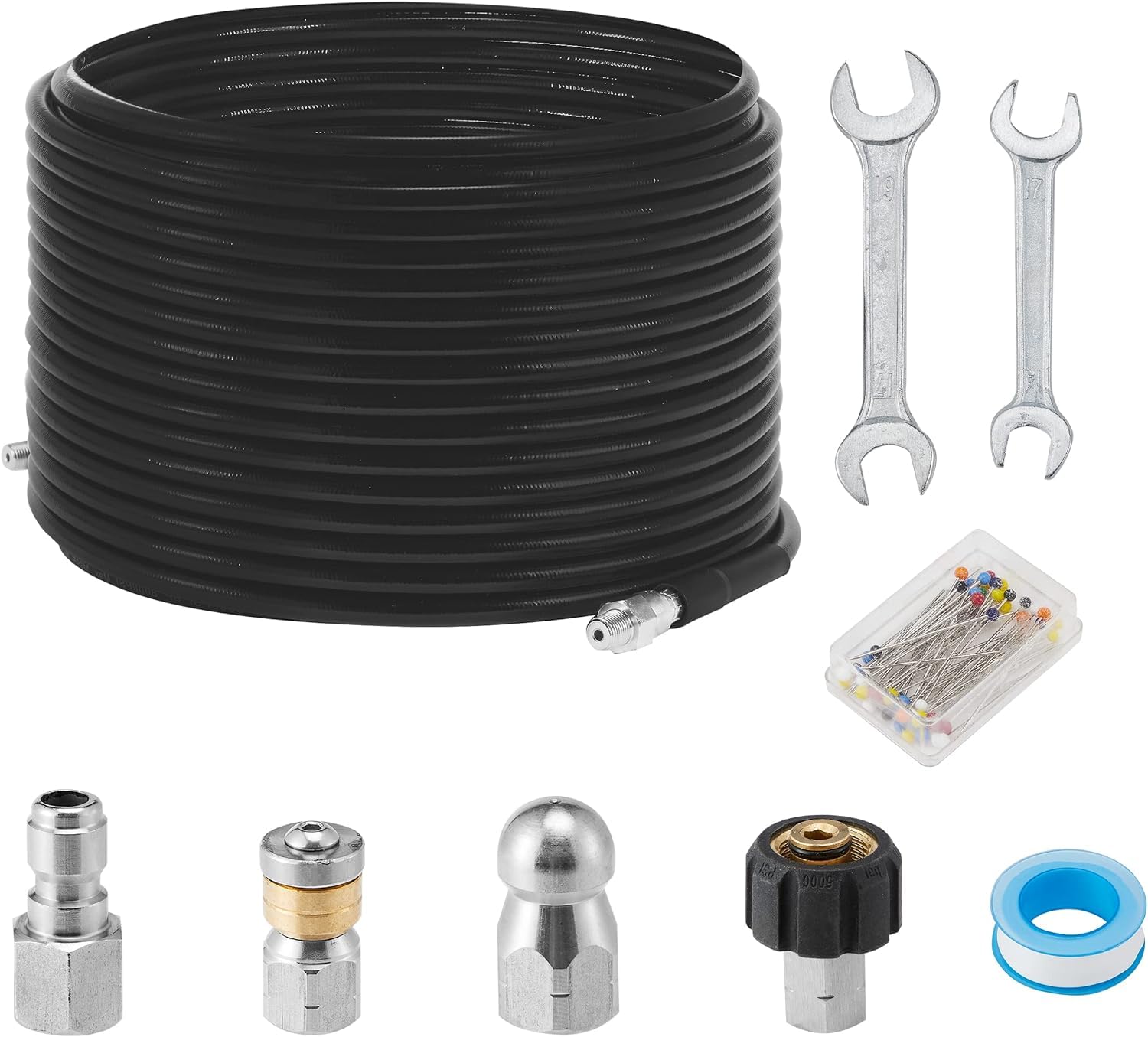 High-Pressure Sewer Jetter Kit with 100ft Hose & Rotating Nozzle - Ideal for Deep Cleaning-image-a391746c-dbb0-4fcd-ac7d-eb78adfb237d-77601