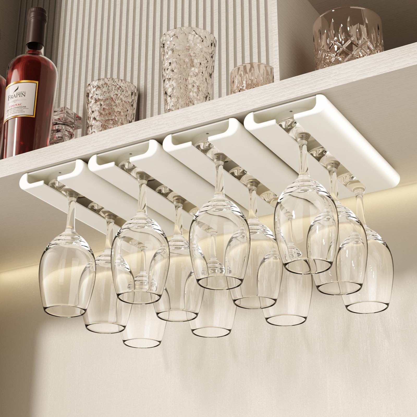 Wine Glass Holder Rack 4 Pack - White-image-b358c9ff-351b-4ea6-9cdf-1a1bc3399d03-90167