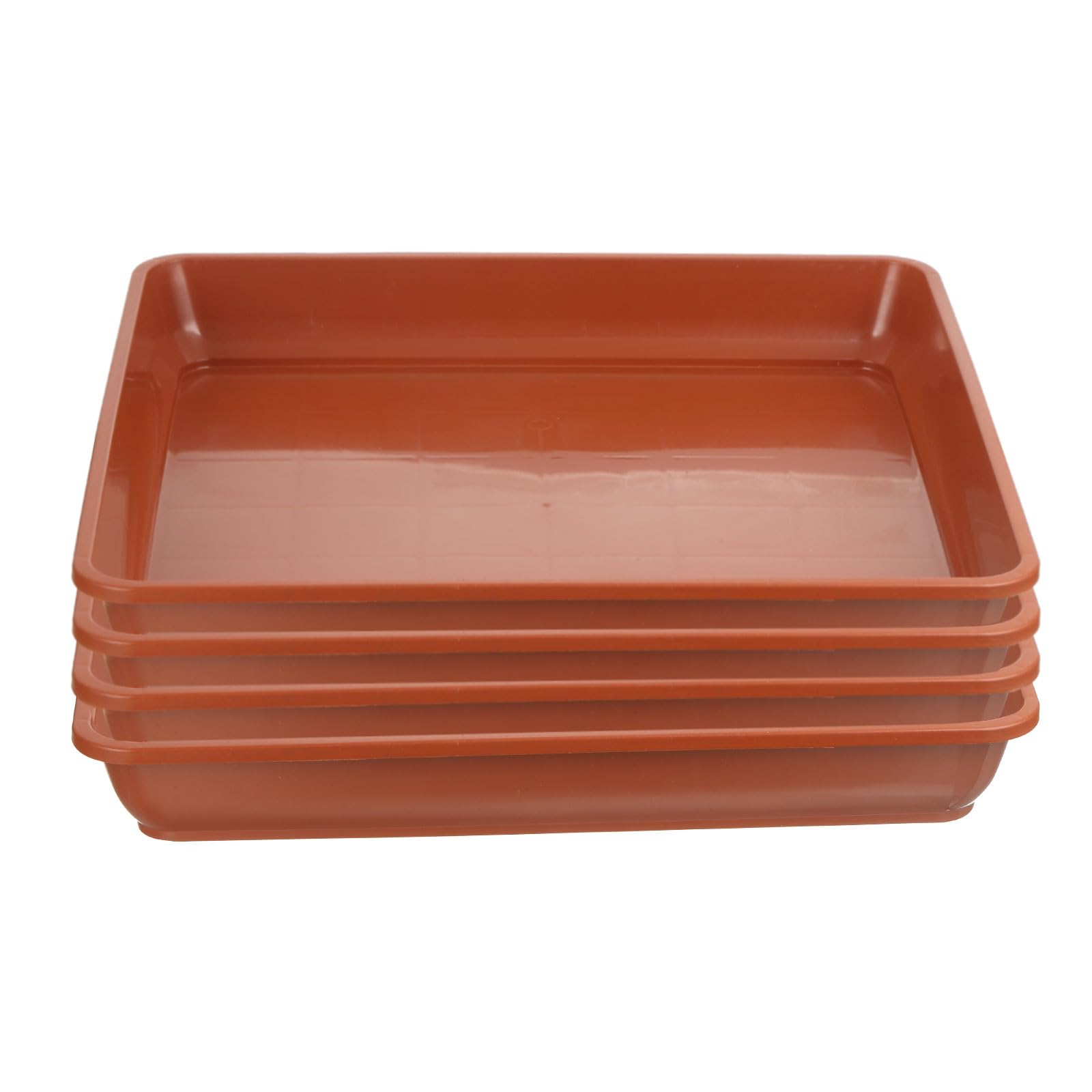 Plant Saucer Tray Set of 4 - Terracotta 16 Inch-image-60481eef-59fe-49d7-9738-6c4eb36808a0-109679