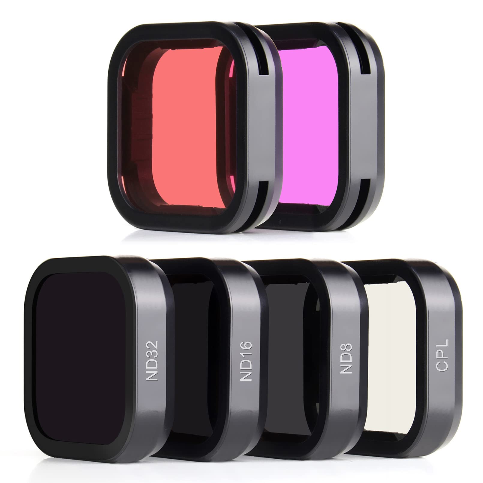 GoPro Hero 9-12 Lens Filter Set - 6-Pack Filters-image-559f0545-9c12-4a82-8a5e-5603f3d61b7d-109847