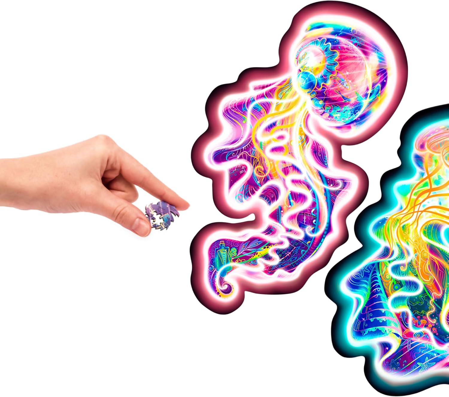 Wooden Jigsaw Puzzle 227 pcs - Jellyfish Medium-image-debcca64-d0d5-4a38-91d2-76f46062e815-94722