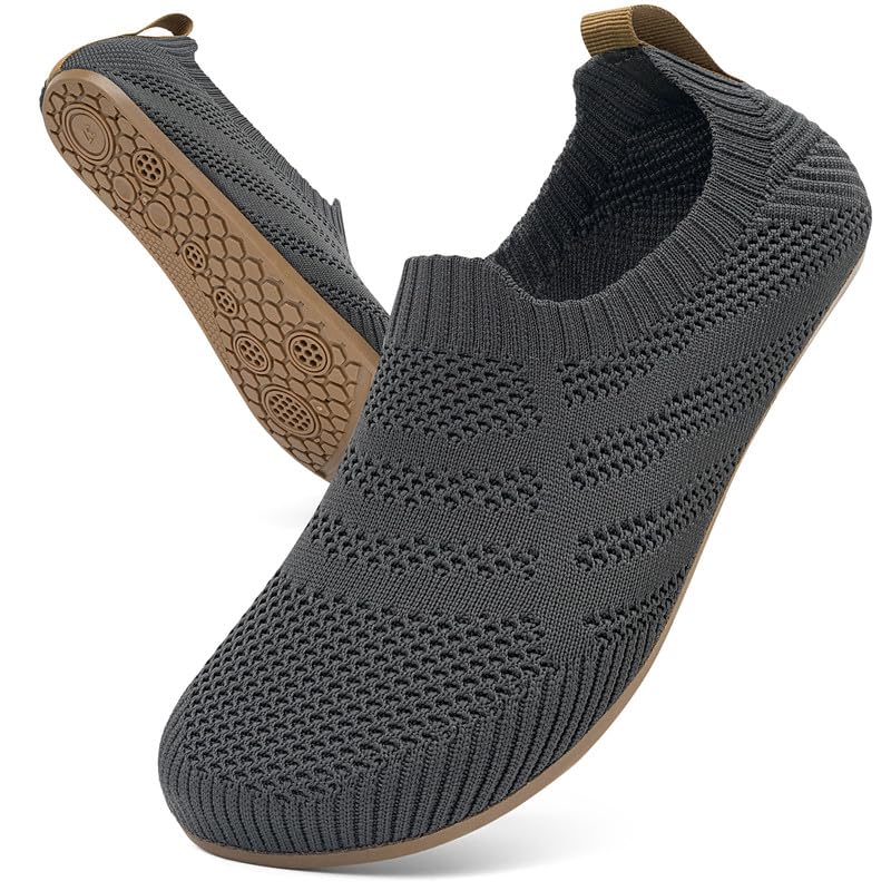 Unisex Indoor Slippers Anti-Slip - Dark Grey UK 6.5-image-bee5c95f-7f1b-4651-b8d9-25b98f3d4b21-108866