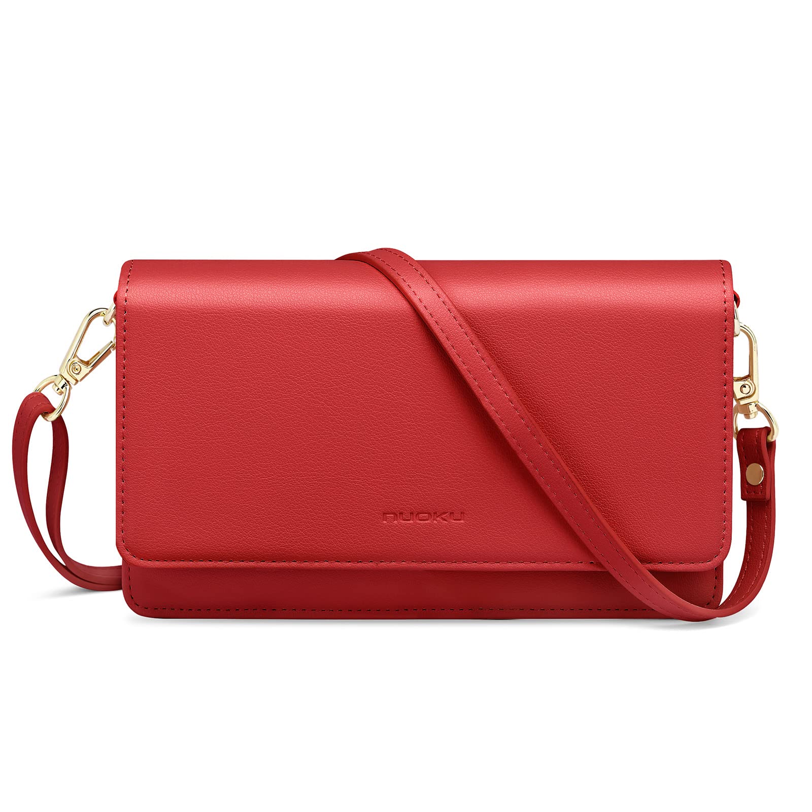 Women's Faux Leather Cross Body Bag - Red-image-c5db7999-5ad1-426f-a873-8155a47c67b8-112720