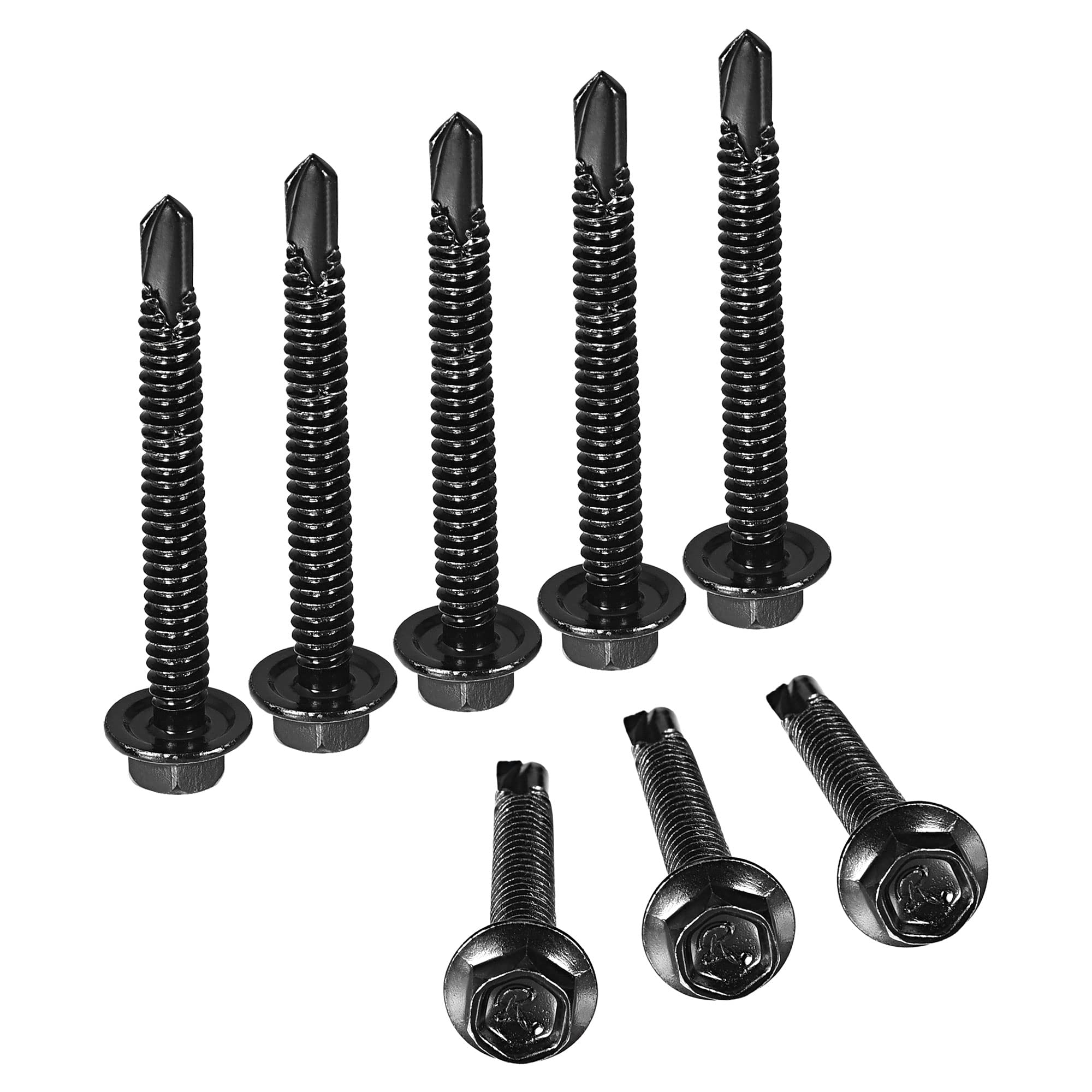 sourcing map Washer Self Drilling Screws, Hex #12 x 1-7/8" 410 25pcs-image-85671d0a-6ca9-4862-9671-2e57c5a4c9e9-65143