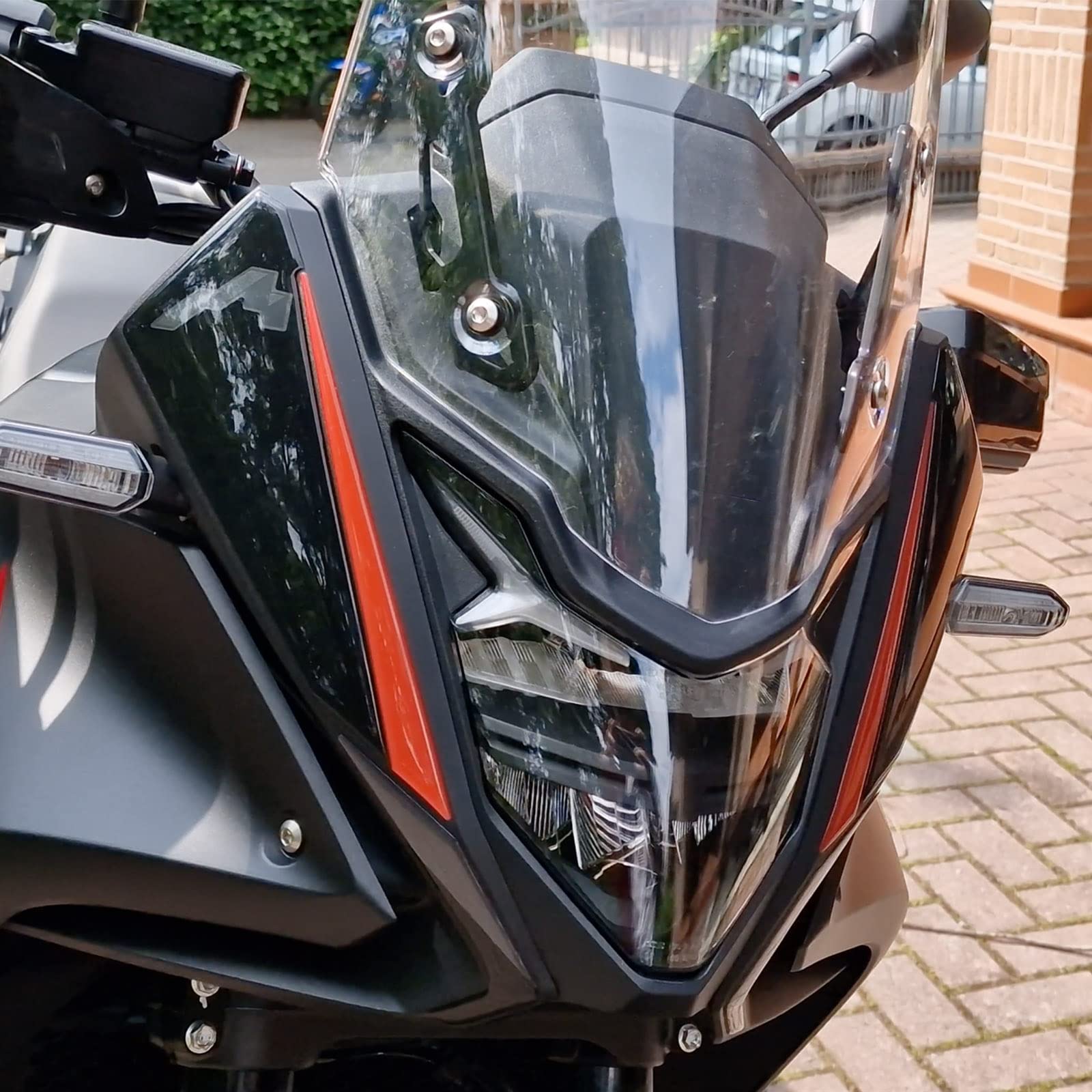 Labelbike 3D-Aufkleber Für Honda Transalp 2023 - Schutzfolie Für Gabelplatte, Wasserdicht & Kratzfest