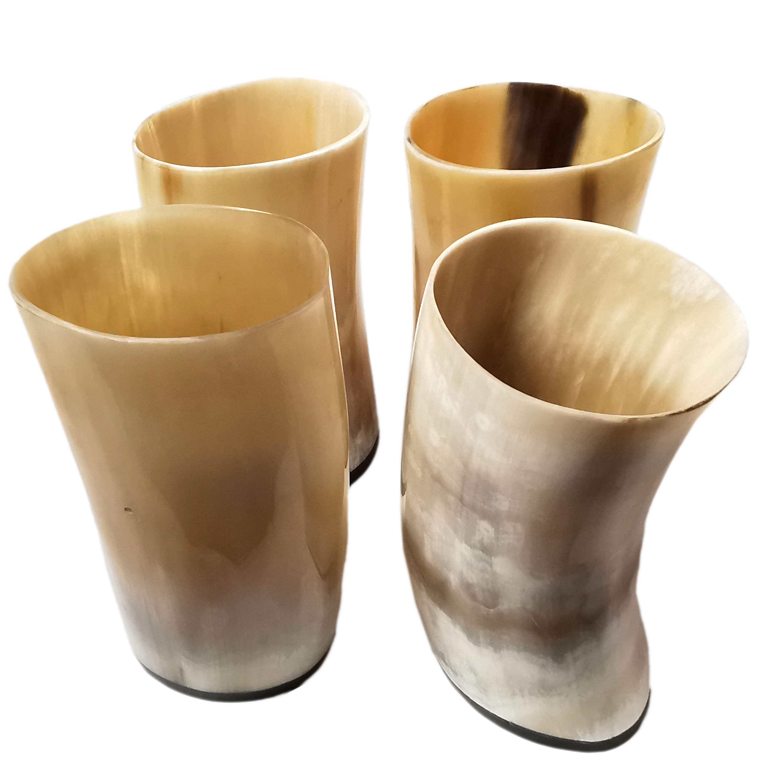 Viking Horn Shot Glass Set - Natural 2 Count-image-60c2c34b-166d-48b3-a35e-ea6ebc1f906d-117176