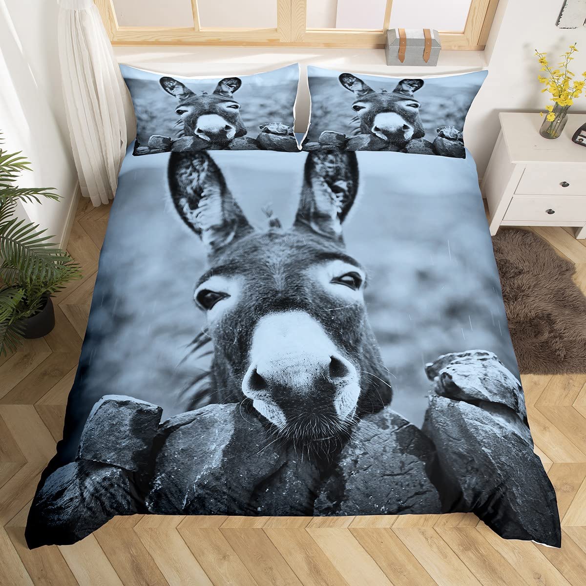 Funny Donkey Bedding Set - Multi 16 King-image-f8ae730b-2828-48fc-b008-6fff2ed8f5a5-114423