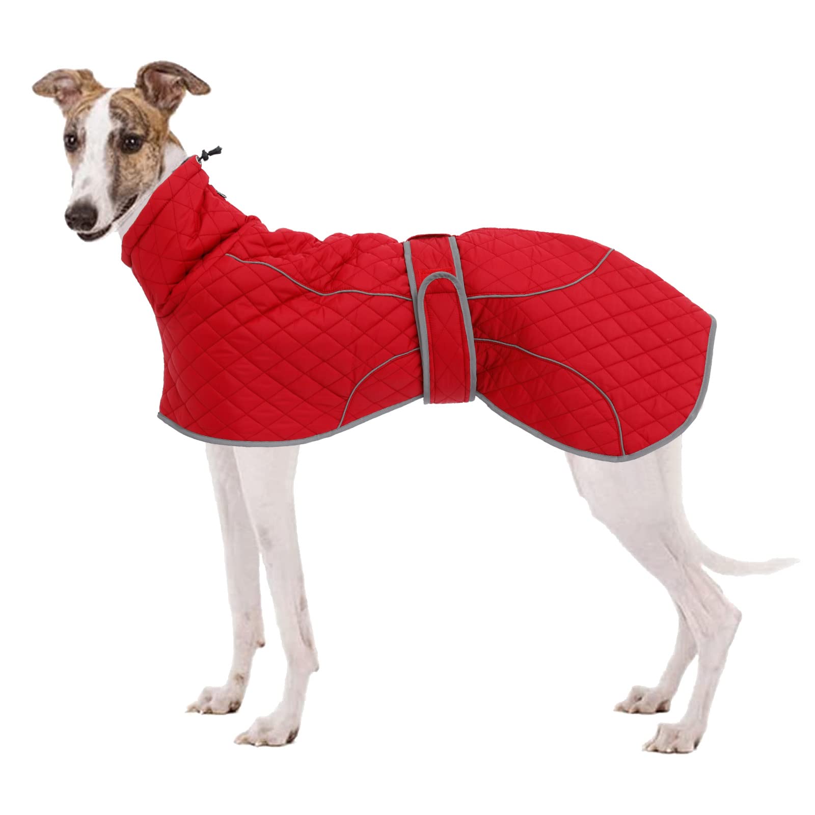 Greyhound Winter Coat Fleece Lined - Red Plaid Small-image-4c838d18-fc73-4ded-8aba-698c34ffcc29-121472
