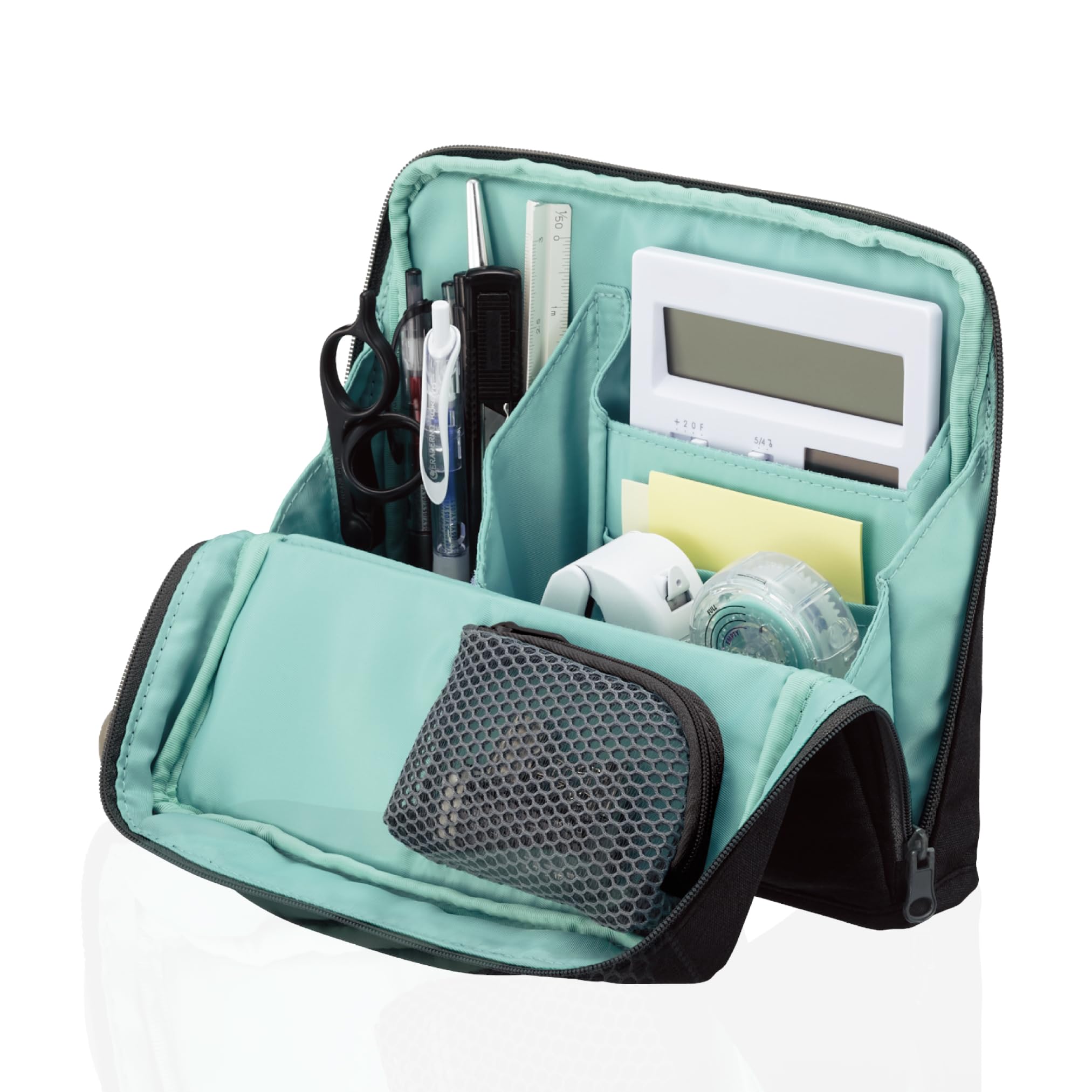 Desk Organiser Pen Pouch Stand - Black-image-9d2467d3-acde-4fb8-9fa6-9cb98c7e371b-114274