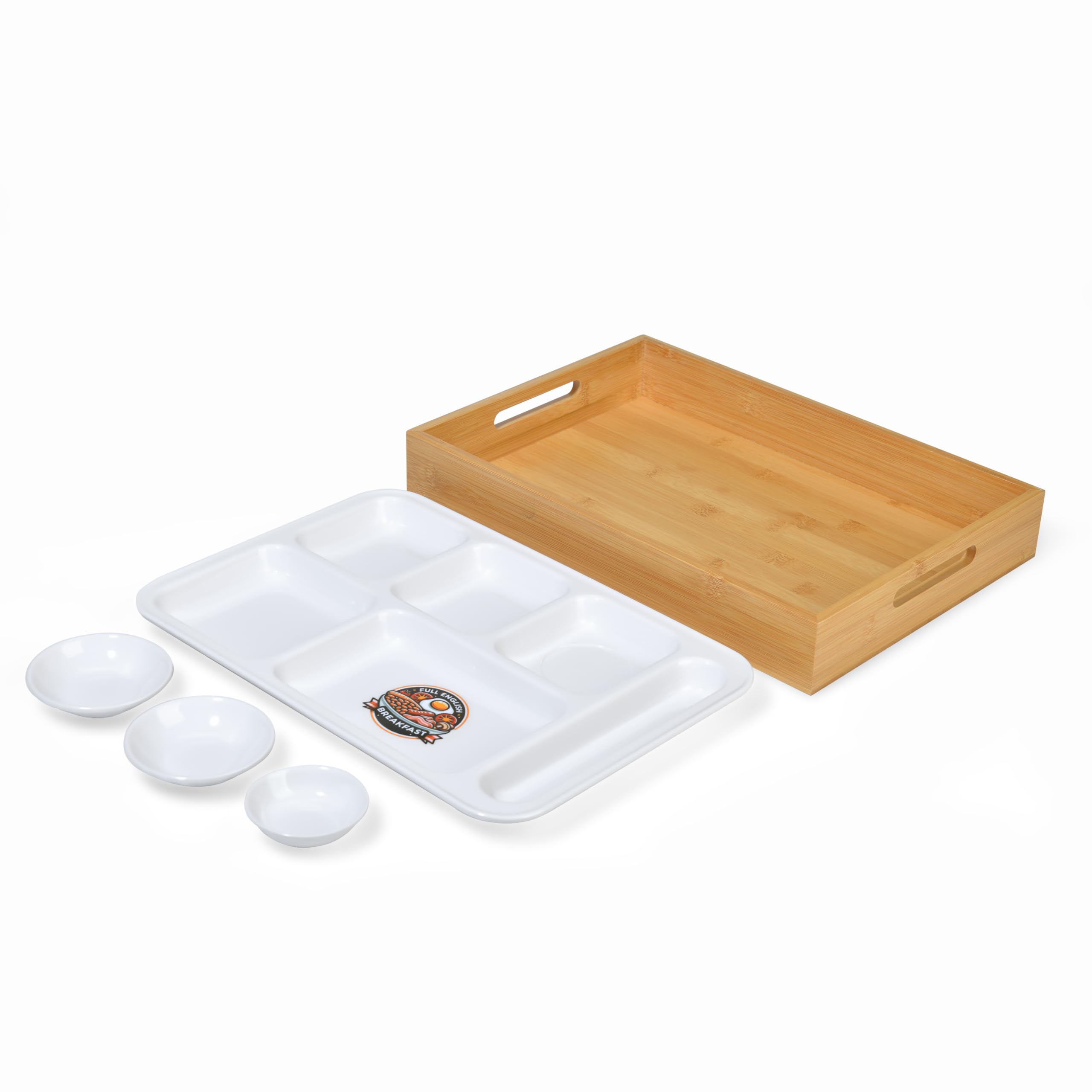 BMTick Modern English Breakfast Tray Set – Durable Melamine Compartment Plate with Wooden Handles-image-85751db4-f0d8-47f2-be19-9052555c78ef-54898