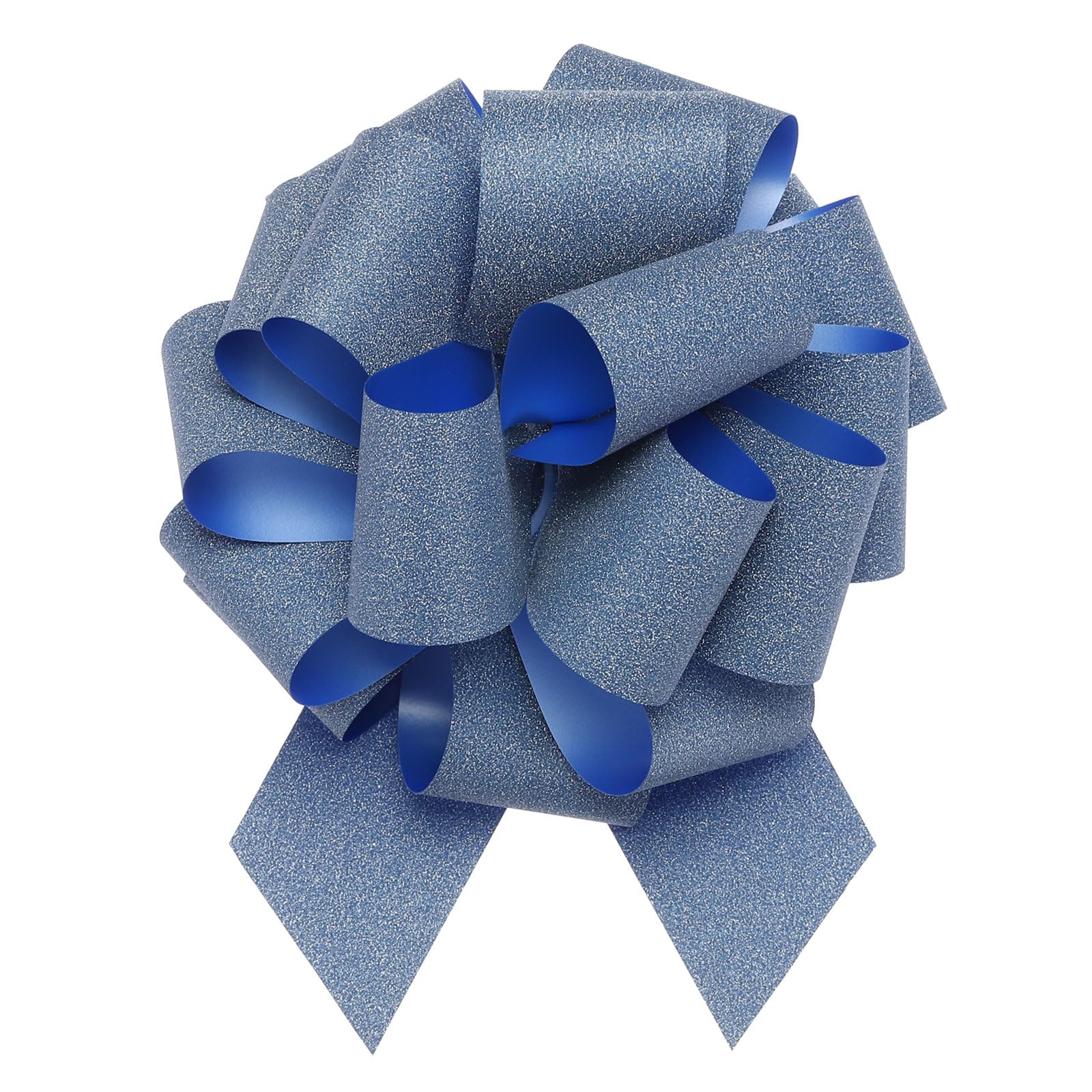 sourcing map Glitter Car Pull Bow Gift Wrapping 10pcs 10" Large Blue-image-8b2325f2-34e9-4da8-9b83-0fe88433b15d-60701