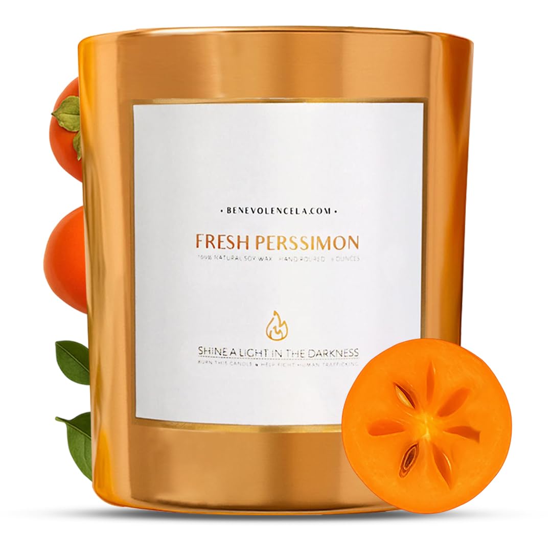 Soy Scented Candle Gift - Gold Fresh Persimmon-image-96d67558-a47f-44b6-a92e-ed1042ad1d97-112281