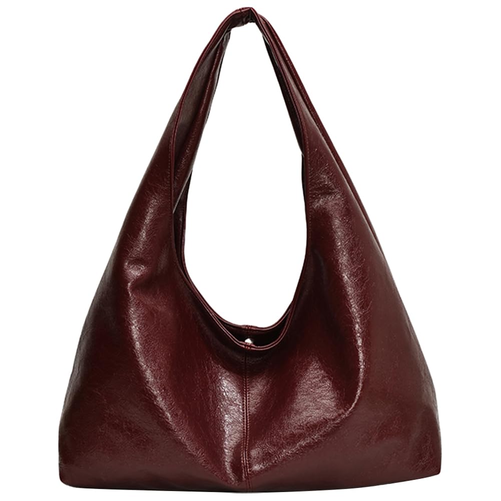 Trendy Large Faux Leather Tote Bag for Women - Slouchy Shoulder Hobo Handbag-image-1aa3ffc5-5044-4d30-9b70-3807a0a7b22d-52781