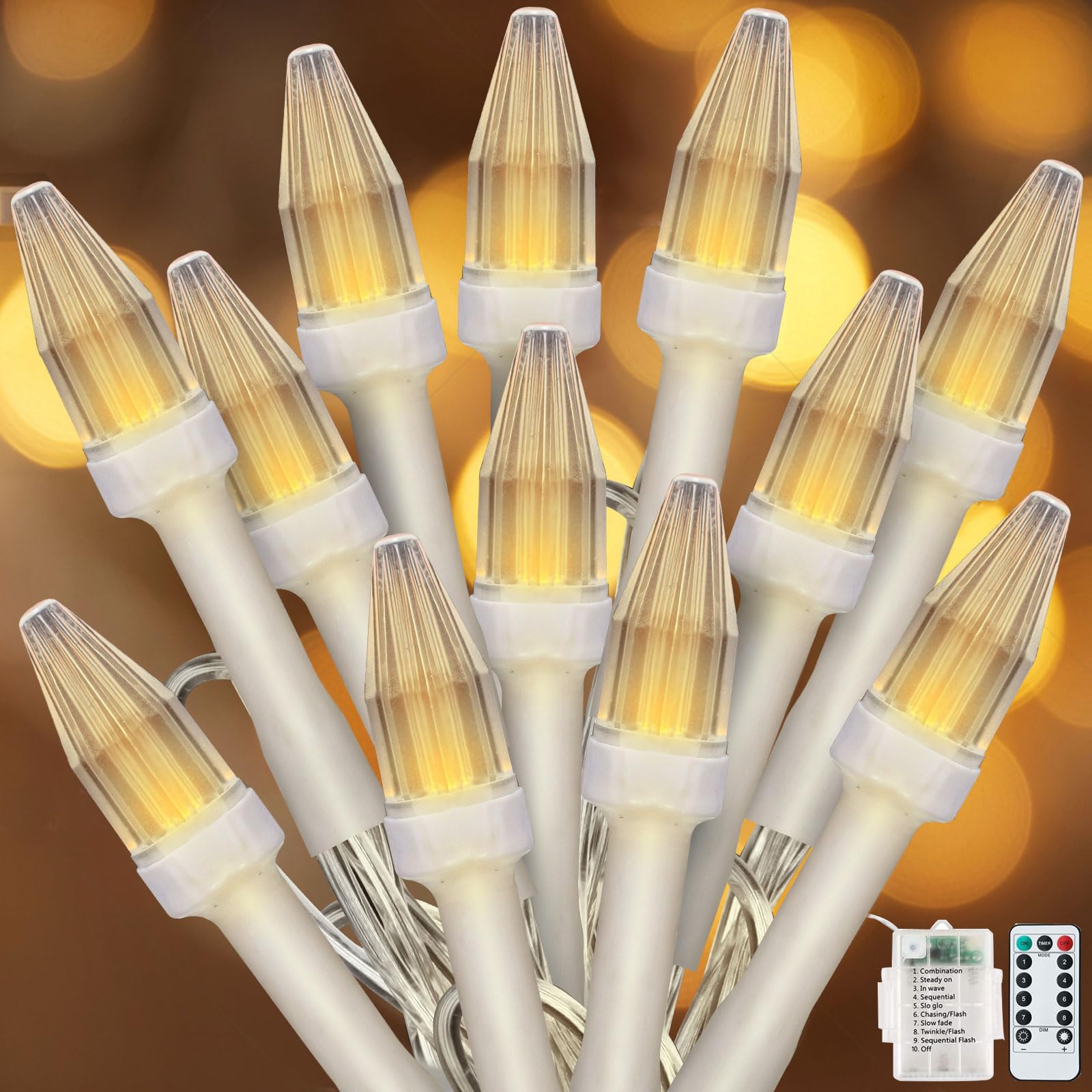 2-Pack 6M Christmas Fairy Lights 60 LEDs, Battery Operated with Remote Timer, Indoor & Outdoor Use, Warm White-image-05092733-c327-4446-a436-393fd6afe397-68376