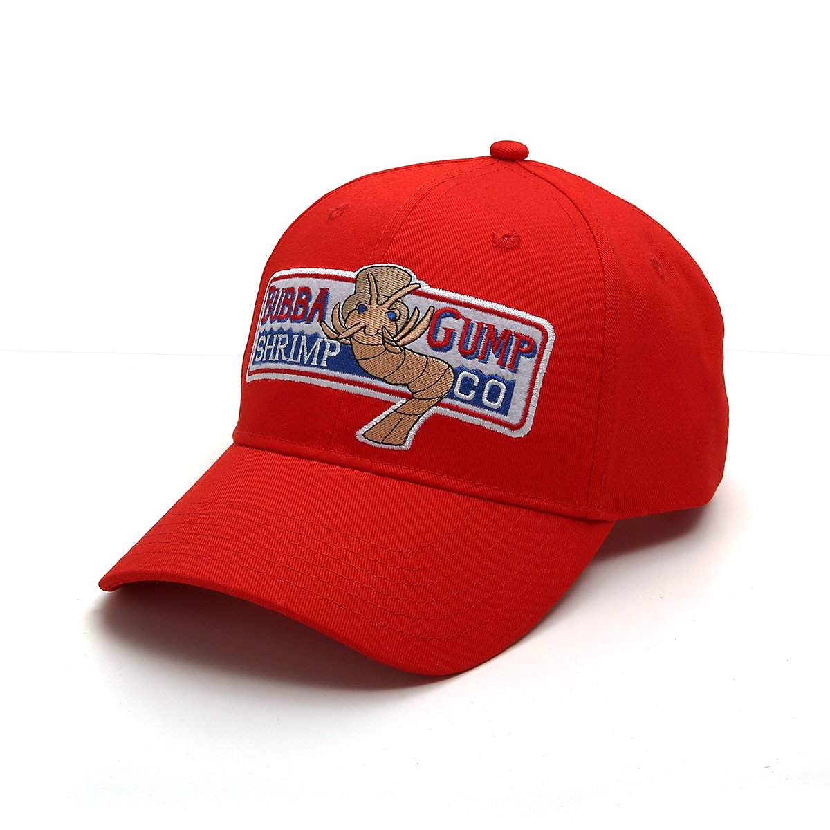 Nofonda Bubba Gump Shrimp Red Baseball Cap Iconic Forrest Gump