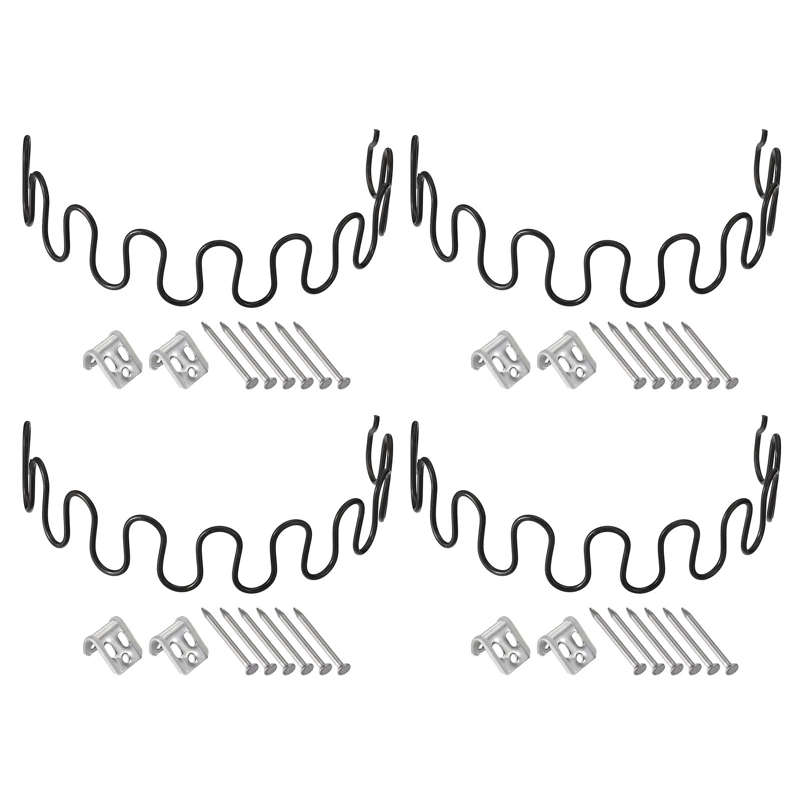 sourcing map Inch Sofa Spring Replacement with 15.7 4 Fixing Black-image-dfd1759f-da6b-4288-9d9b-8635f4a31e86-62041