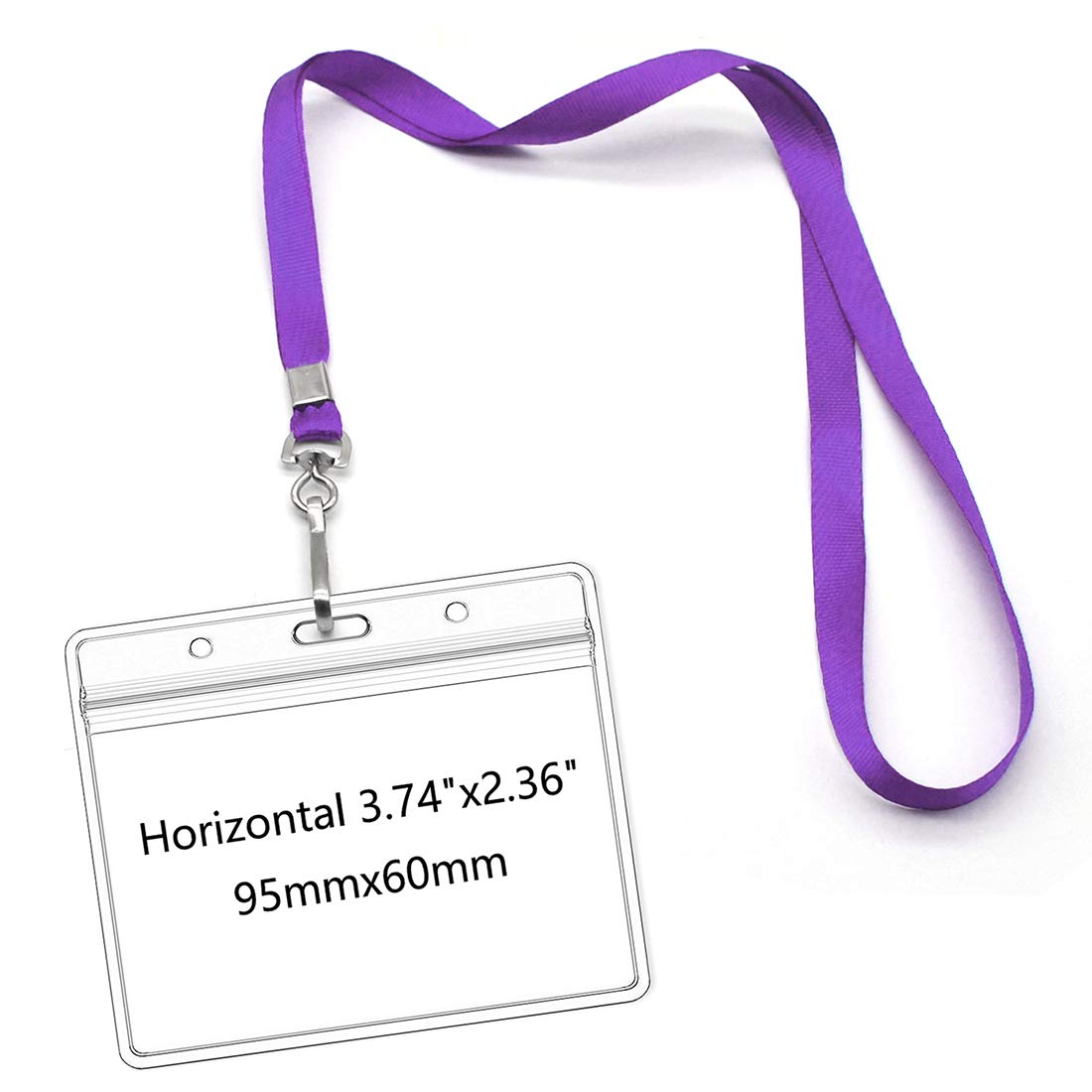 Waterproof Name Badge Holder - Purple Horizontal-image-9e71b7f0-a3af-4a7e-bdeb-aff62cb37271-110820