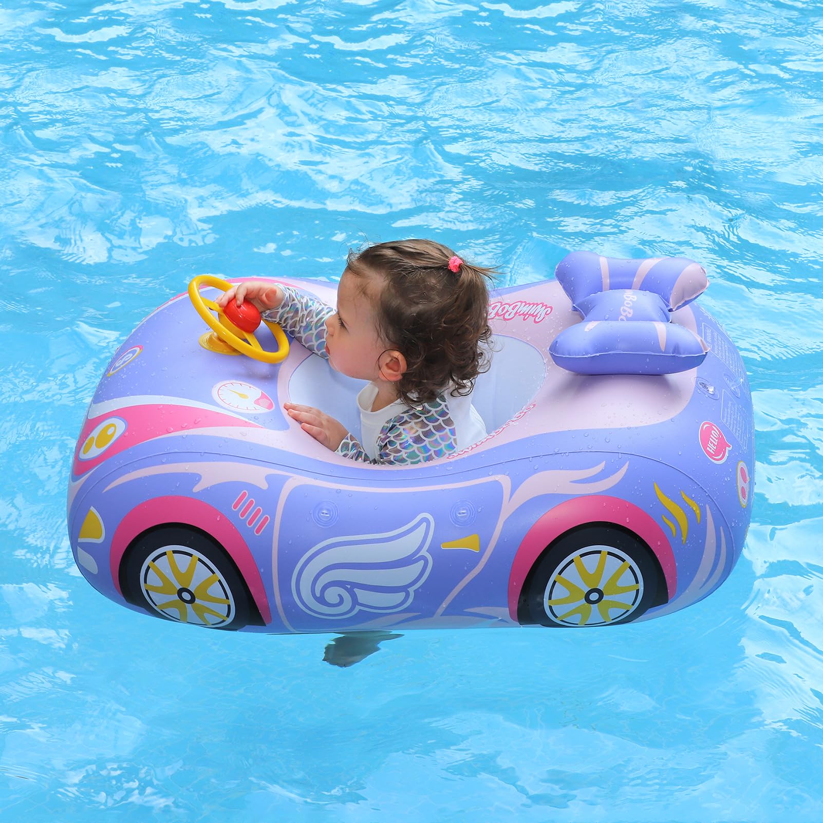 Toddler Pool Float Swim Seat - Purple One Size-image-be1223b1-4530-4aba-98fd-fc47b42ab526-115203
