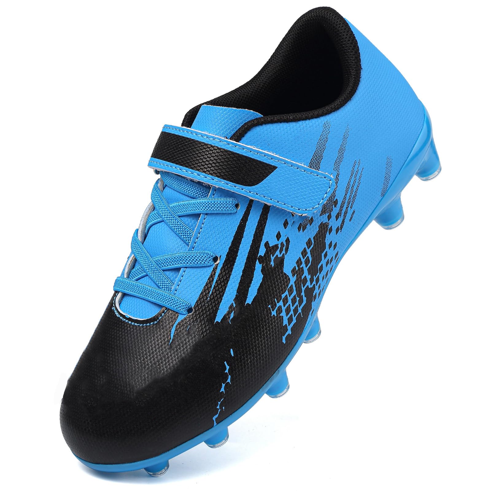 Kids' Football Boots Astro Trainers - Black Blue EU 36-image-b6a834aa-0e25-472c-be2e-1f6470e712d0-94289