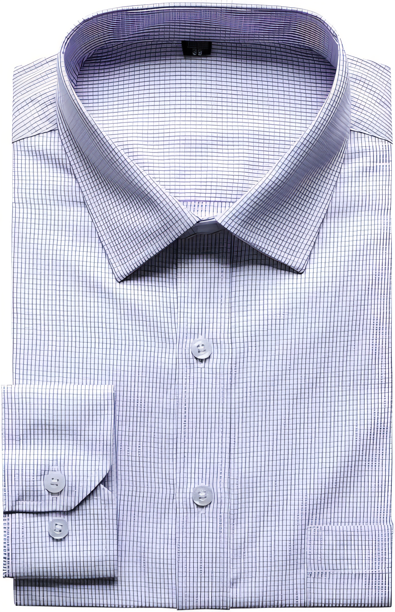 Men's Pin Check Dress Shirt - Purple Pin Check 3XL-image-a8f8af19-df68-4772-bd5c-deedfa1efc32-112195
