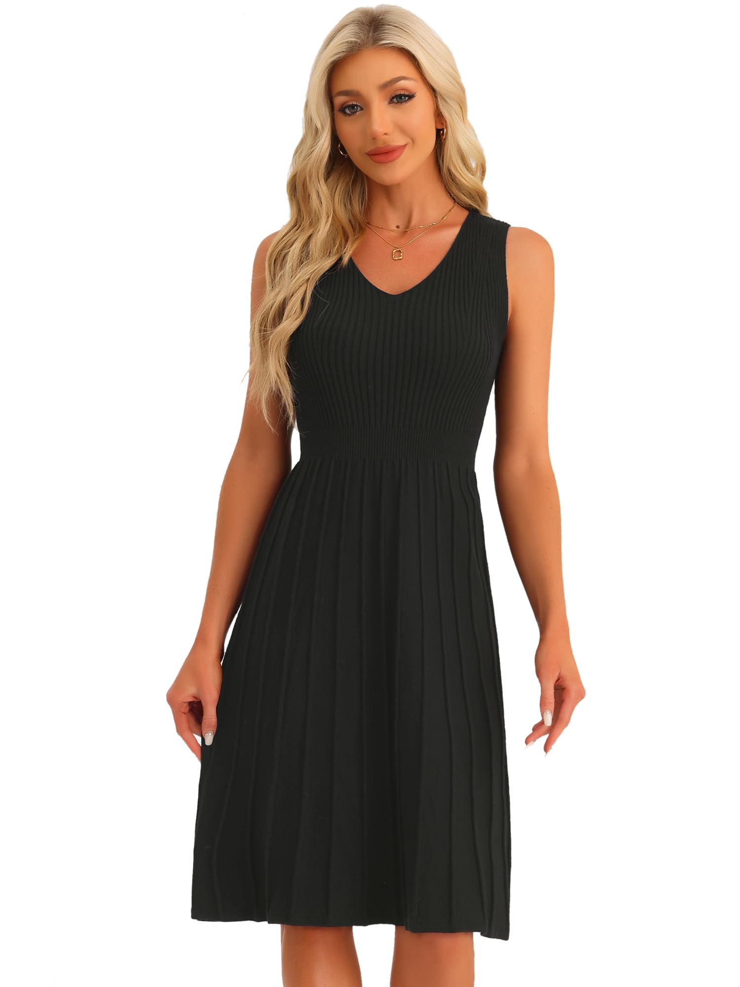 navy blue dress for baby girl Eliza J Petite V-Neck Sleeveless Sequin A-line Dress