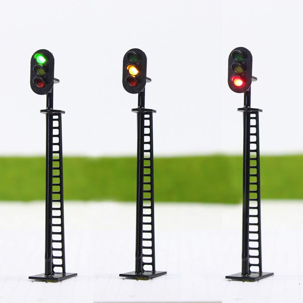 Model Railway LED Block Signals Set - Red Green Yellow-image-febf49ae-1296-4b3d-a3e1-d17c7847f4de-120425