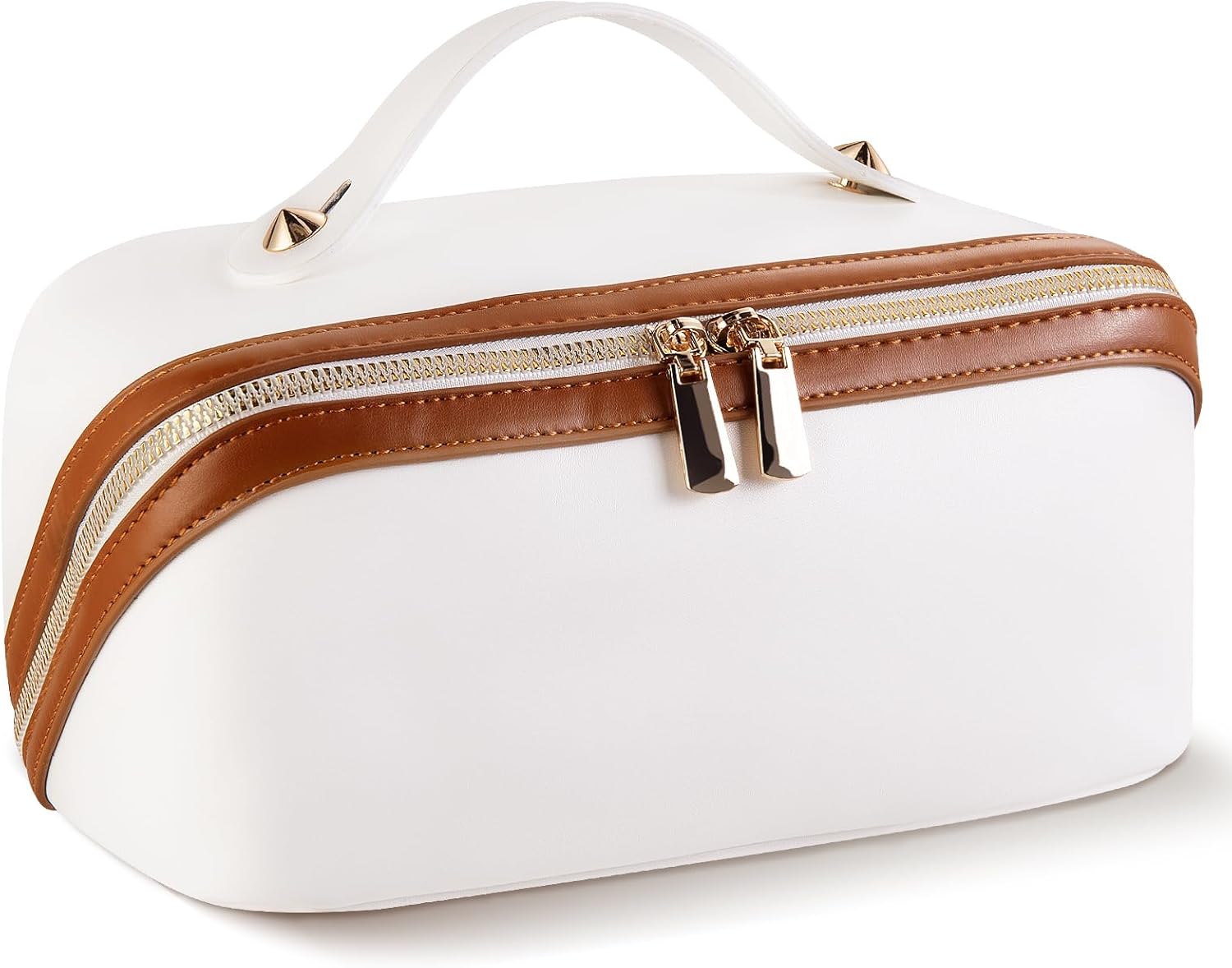 Makeup Bag with Compartments - White-image-b50b3ba6-b00c-4117-8169-6ac5e160ba94-90004