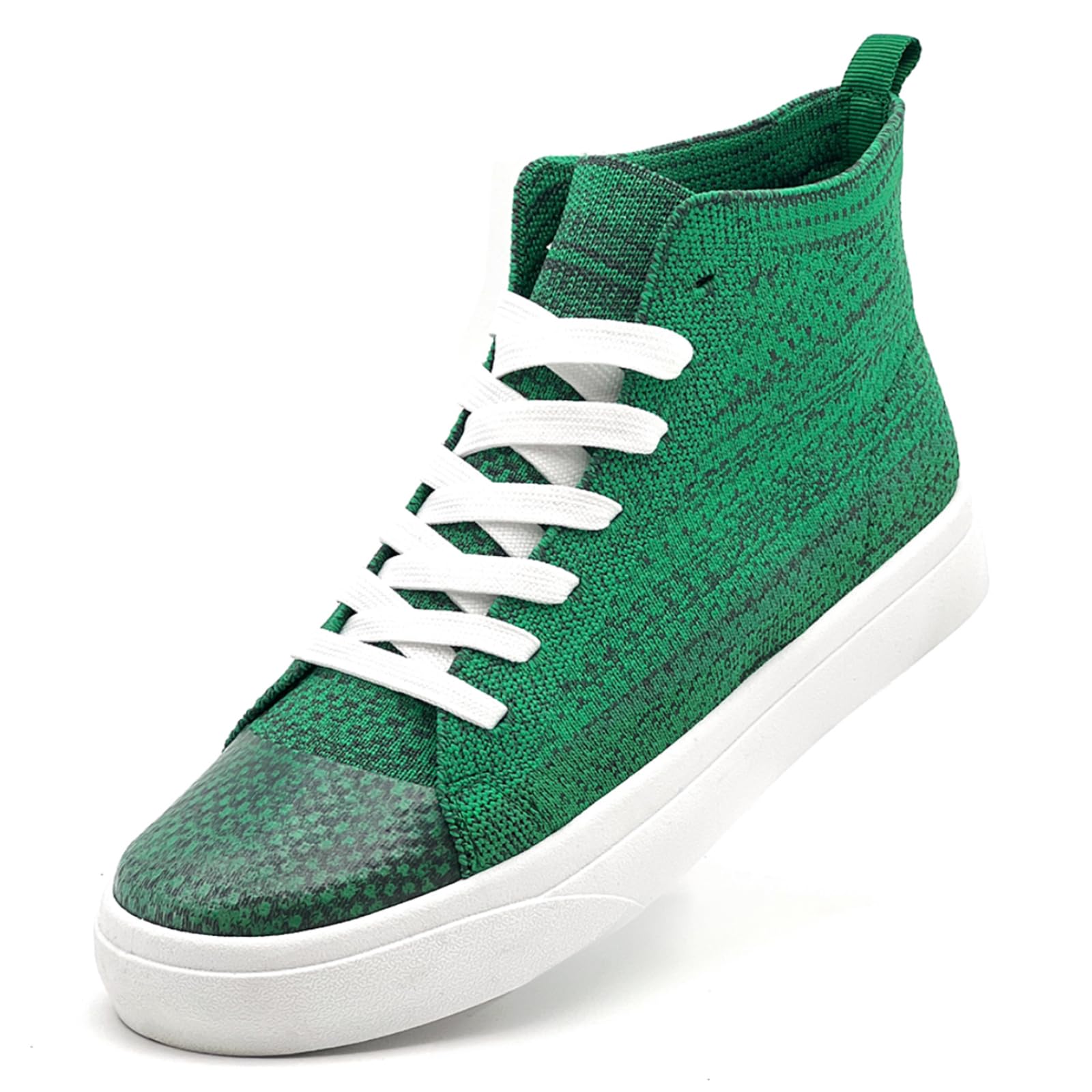 Women's High Top Trainers - Green UK 3-image-d75a33b6-59f2-4760-93e6-c5de133816ff-120269