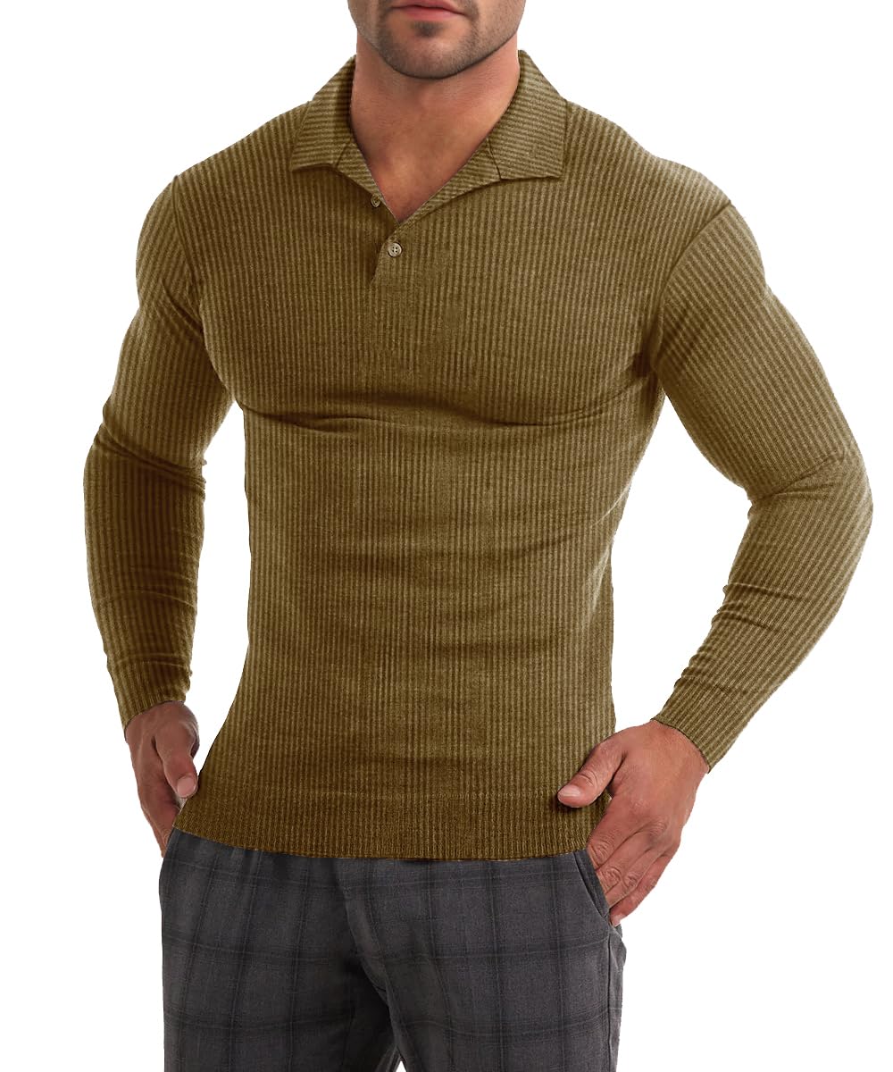 Men's Slim Fit Polo Shirt - Brown M-image-741195f5-8171-4c39-b10c-11d67d64aa2c-115919