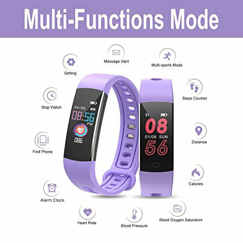 MoreFit Kids Fitness Tracker With Heart Rate Monitor,Waterproof