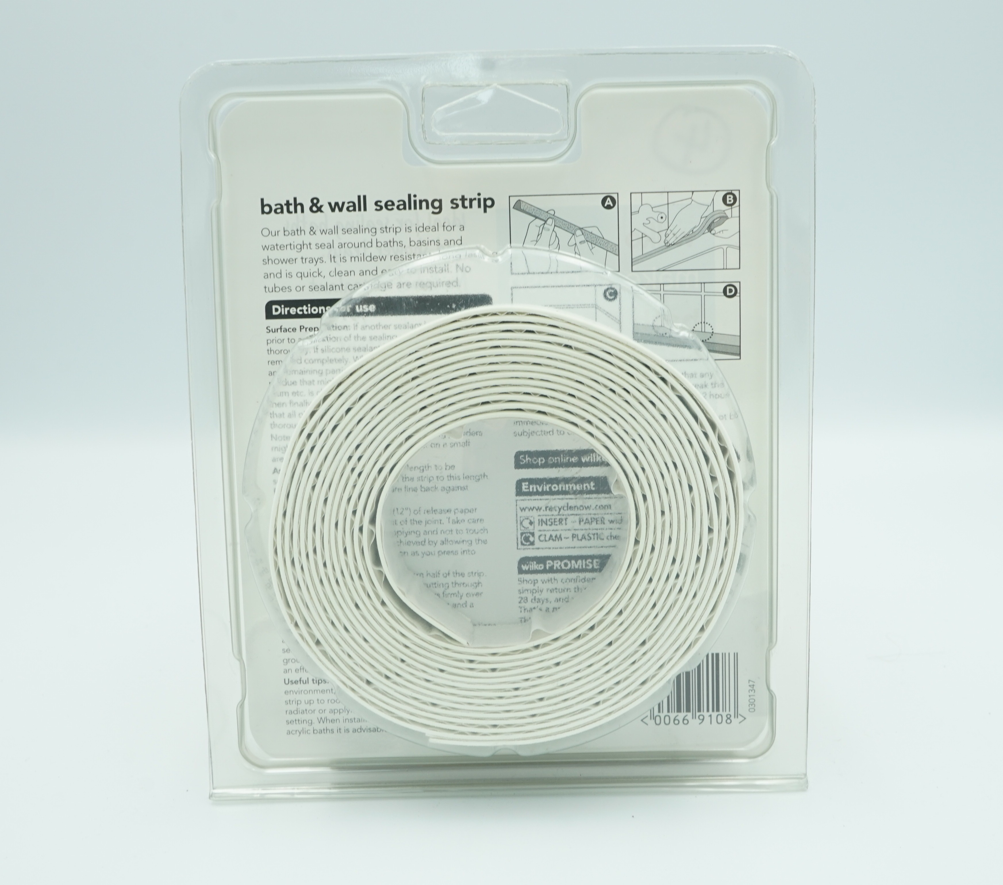 Wilko Bath and Wall Sealing Strip - 22mn x 3.35m-image-0d519586-cca3-4e72-b4b0-3cfe527fdaac-4029