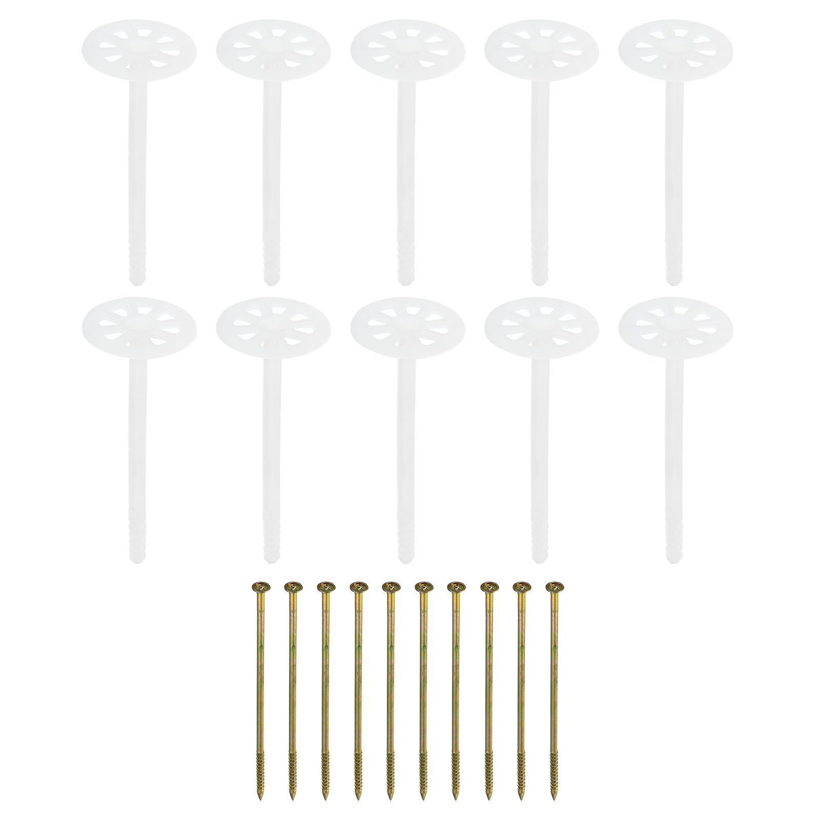 Insulation Fixing Pins 100 Pack - White 162mm-image-51953f11-7a3d-4ea2-b641-e1be71690674-114194