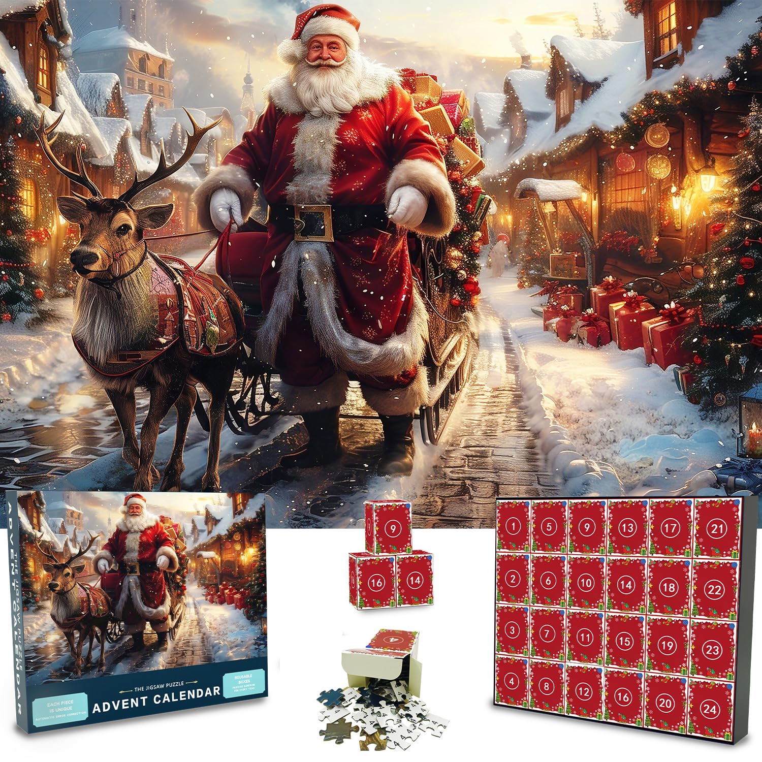 2024 Advent Calendar Jigsaw Puzzle - 1008 Pieces Christmas Countdown for Kids & Adults-image-bfd42a81-f057-444f-b303-368b6e53a5d0-25430