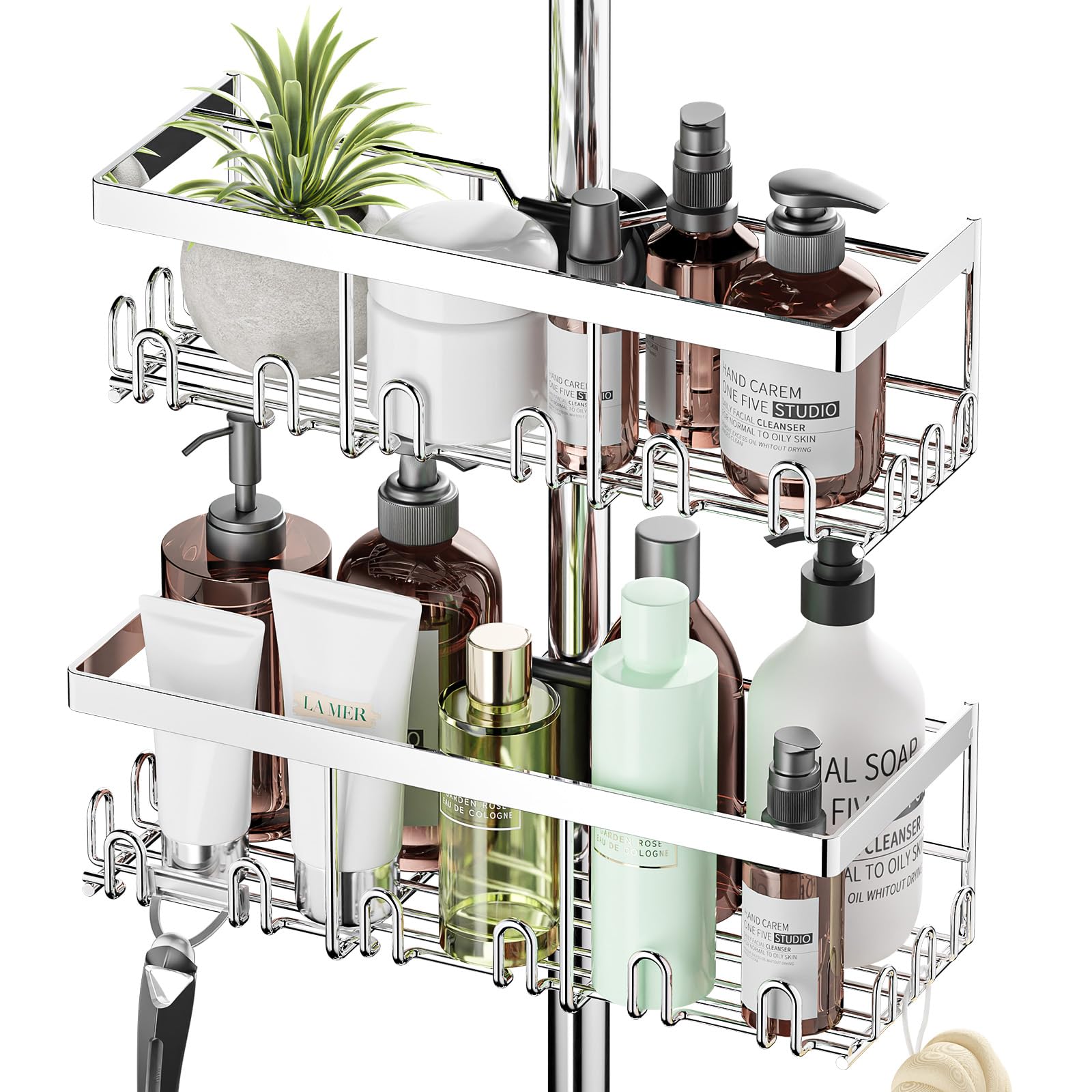 No Drill Shower Caddy Shelf - Silver-image-40875936-6f65-4a95-a01b-cafd7eb74206-119594