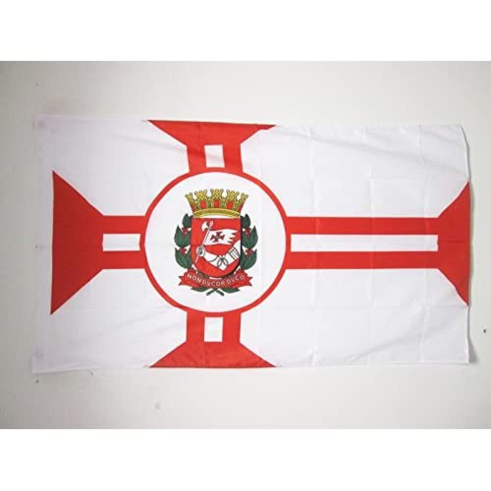 Sao Paulo Flag 3x5 Ft - Vivid Colours & Fade Resistant - Saint Paul Banner-image-dbad835a-3a6a-4b05-b138-b3518693c495-56671