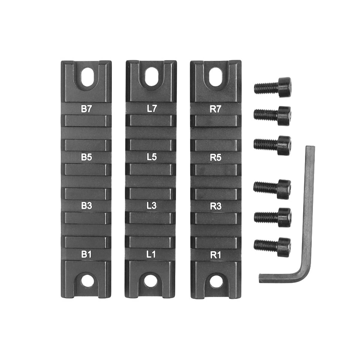HOUSON Aluminum Picatinny Rail, Picatinny Rail 3pcs (7-Slot) G36-D3-image-f66ea7a3-41ba-4b0b-8fa2-f705630539df-53925