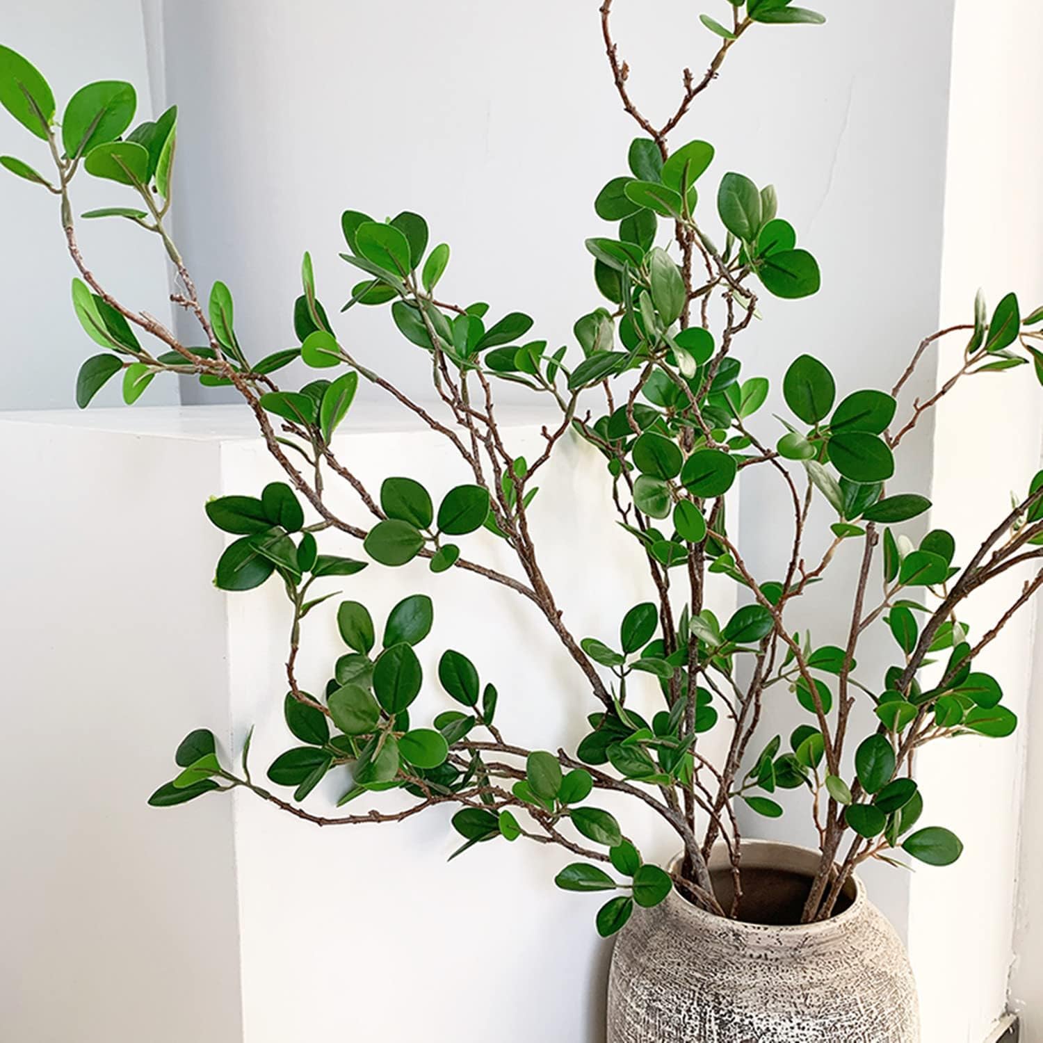 Uhky Bunches Artificial Eucalyptus 2 Faux Greenery (Green -2Pcs)-image-b79445cd-3756-4c69-a4f1-2fbed8518e29-56450