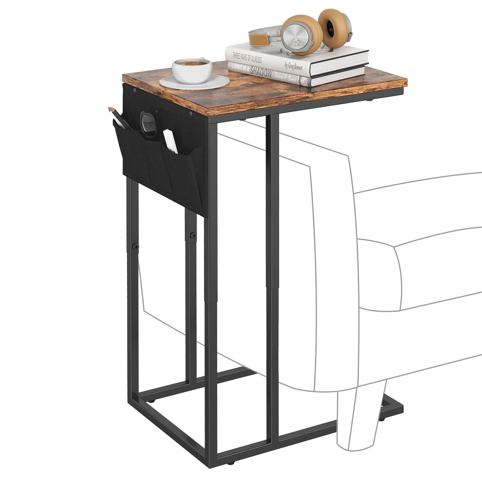 C Shaped End Tables Set with Storage - Black 2 Pack-image-8df6658a-cdfa-41e9-a223-4afec47a9fb4-122178