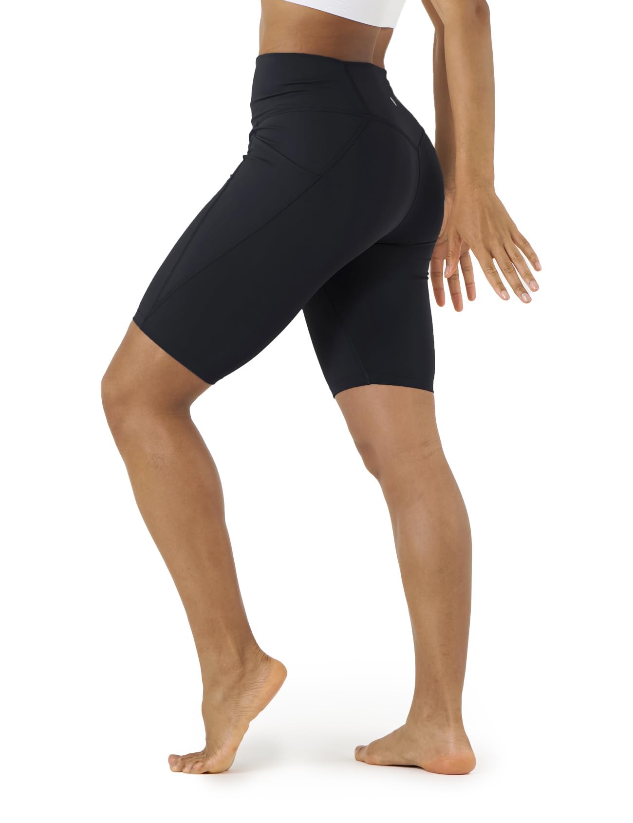 Women's 9" High Waist Tummy Control Yoga Shorts with Pockets - Workout & Bike Ready-image-d517bd02-1375-451a-8a73-97fbc851b427-68551