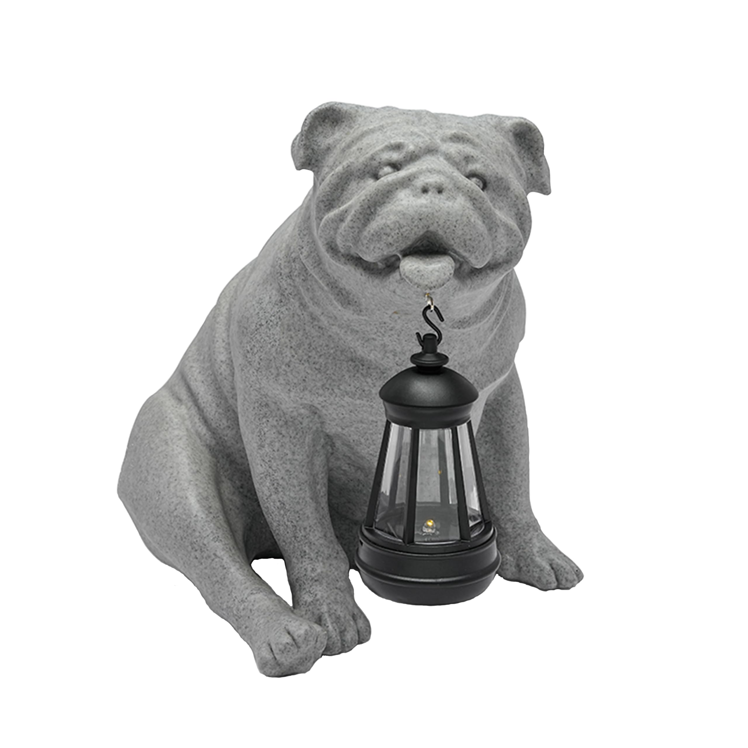 Solar LED Dog Statue Garden Ornament - Grey Boxer-image-6b916d25-e68a-418c-9799-76687a37c67a-109636