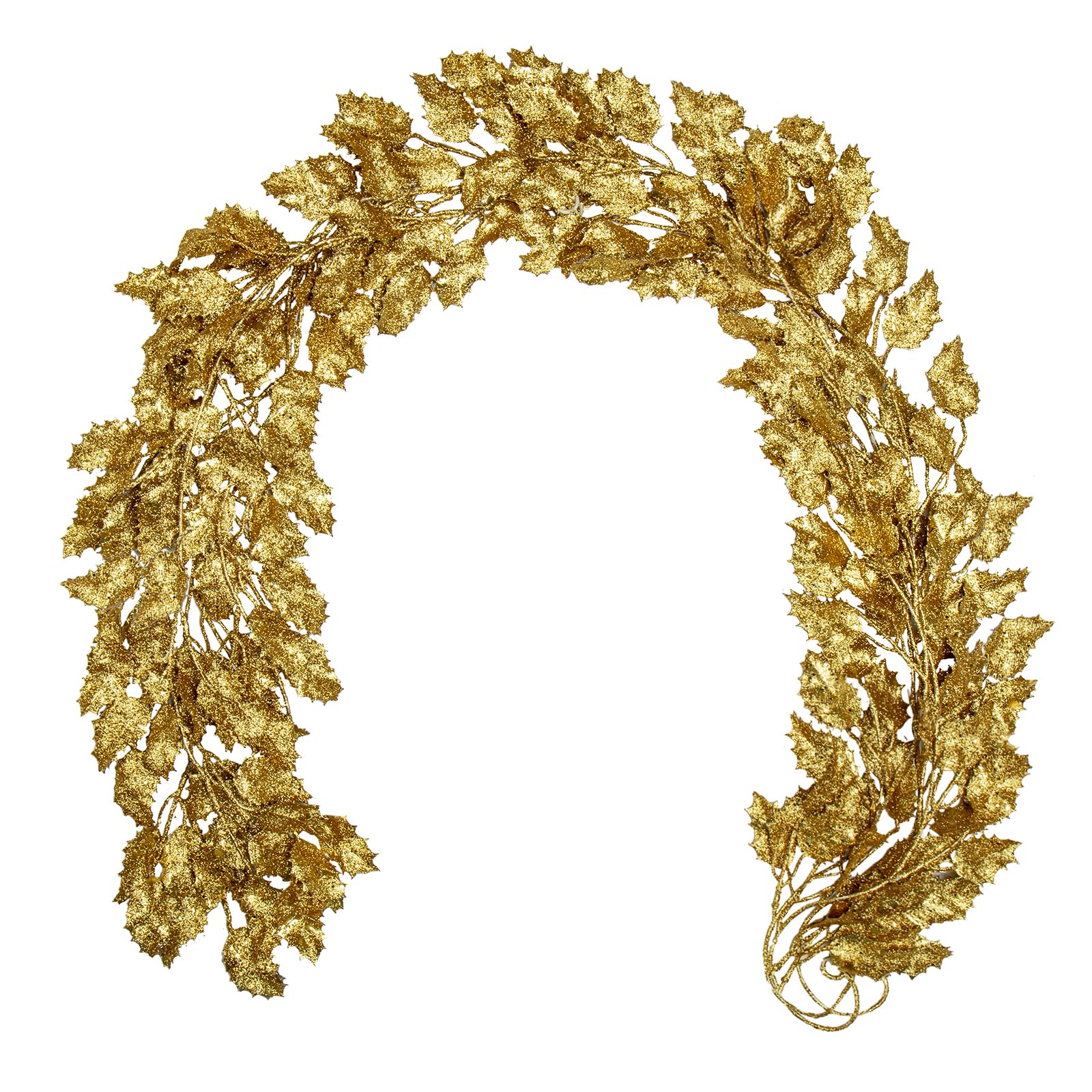 3PCS 6FT Glittery Xmas Garlands with Sequined Eucalyptus Leaves for Home & Holiday Decor-image-24988dad-db15-42a9-a09e-67f5984b9959-66523