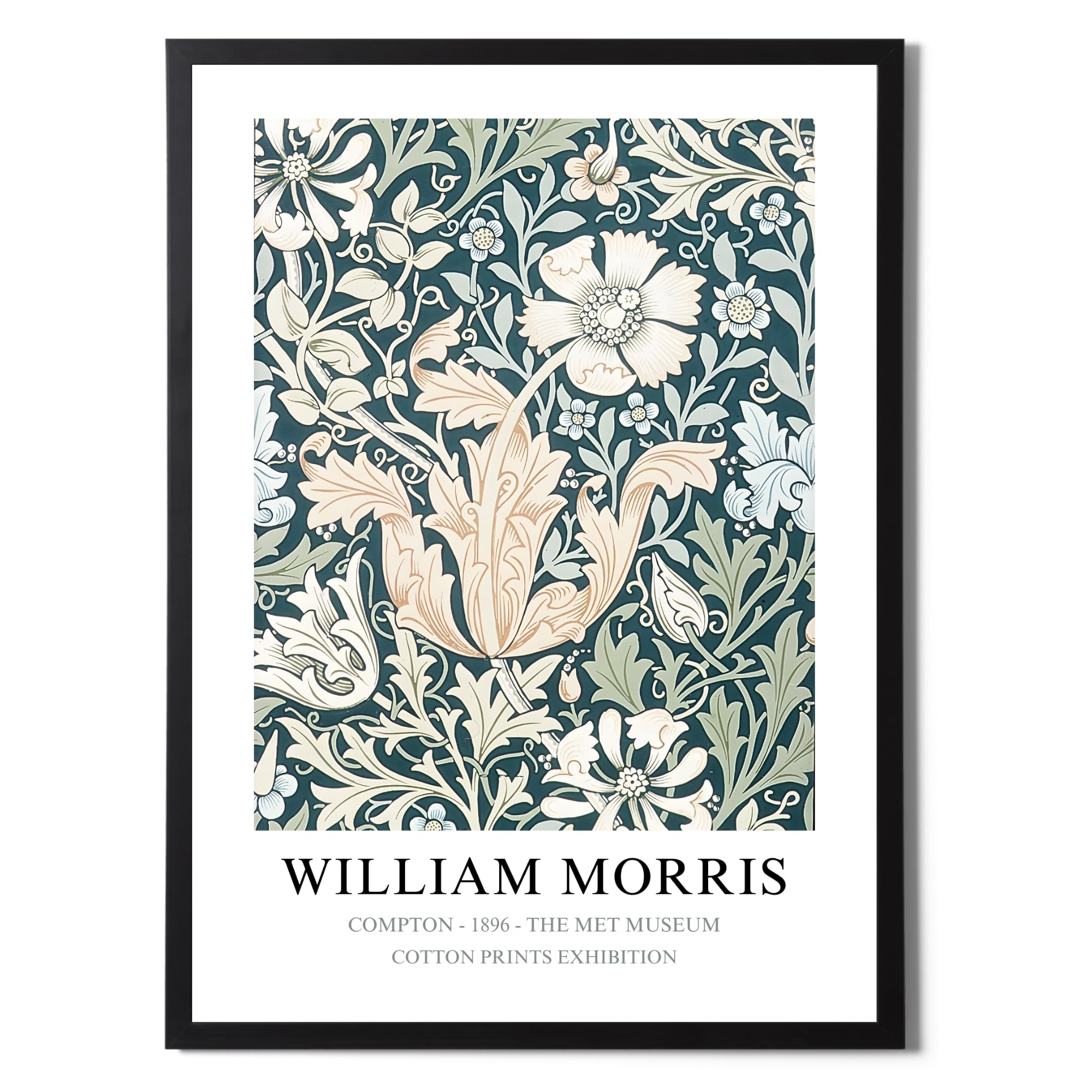 William Morris Compton Framed Poster - Multi-coloured A3-image-0368e38e-ada9-4be2-a1bb-a1adee94f6c6-114256