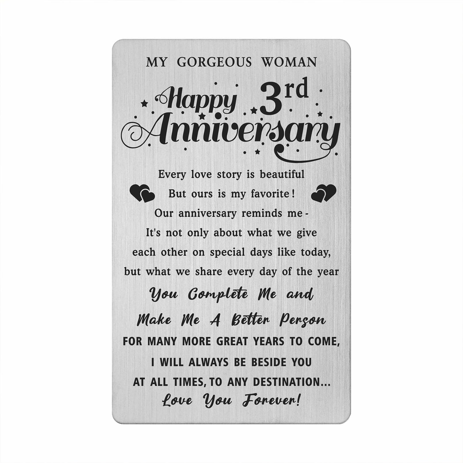 Wedding Anniversary Card Gifts for Her Wife, Year 3rd 3 3rd 3-image-aa2c12a0-53ec-4c1d-beae-92018a3bd661-49999